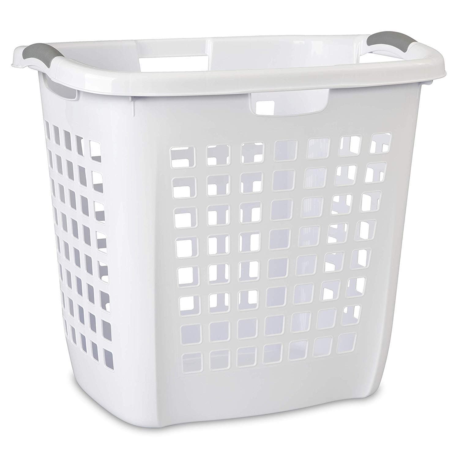 STERILITE 12258004 Carry Hamper, 19-7/8", White