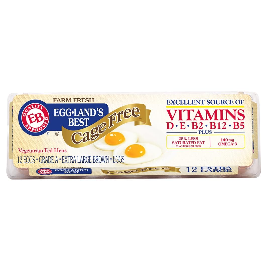 Eggland's Best, Large Cage Free Brown Eggs, 1 dozen