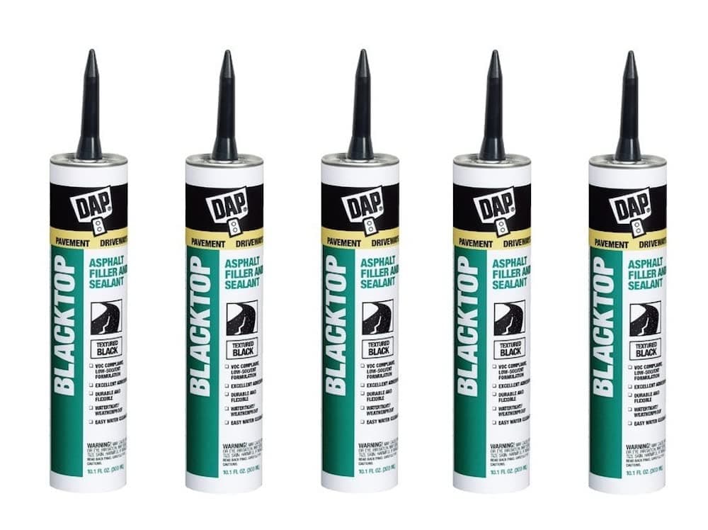 27065 Blacktop Asphalt Filler and Sealant 10.1-Ounce, Pack of 5