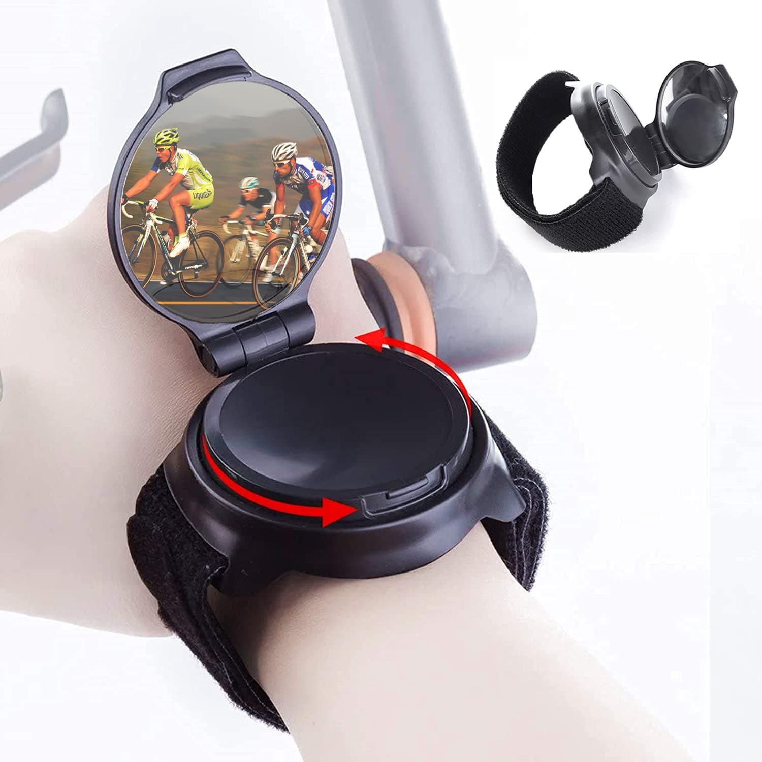 ZONSUSE Mirrors for Road Bikes,Mirrors End of Handlebars Bike,Bar End Bike Mirrors,Bike Rear Mirror 360° Degree Adjustable for MTB Road Bike,Bicycle Equipment