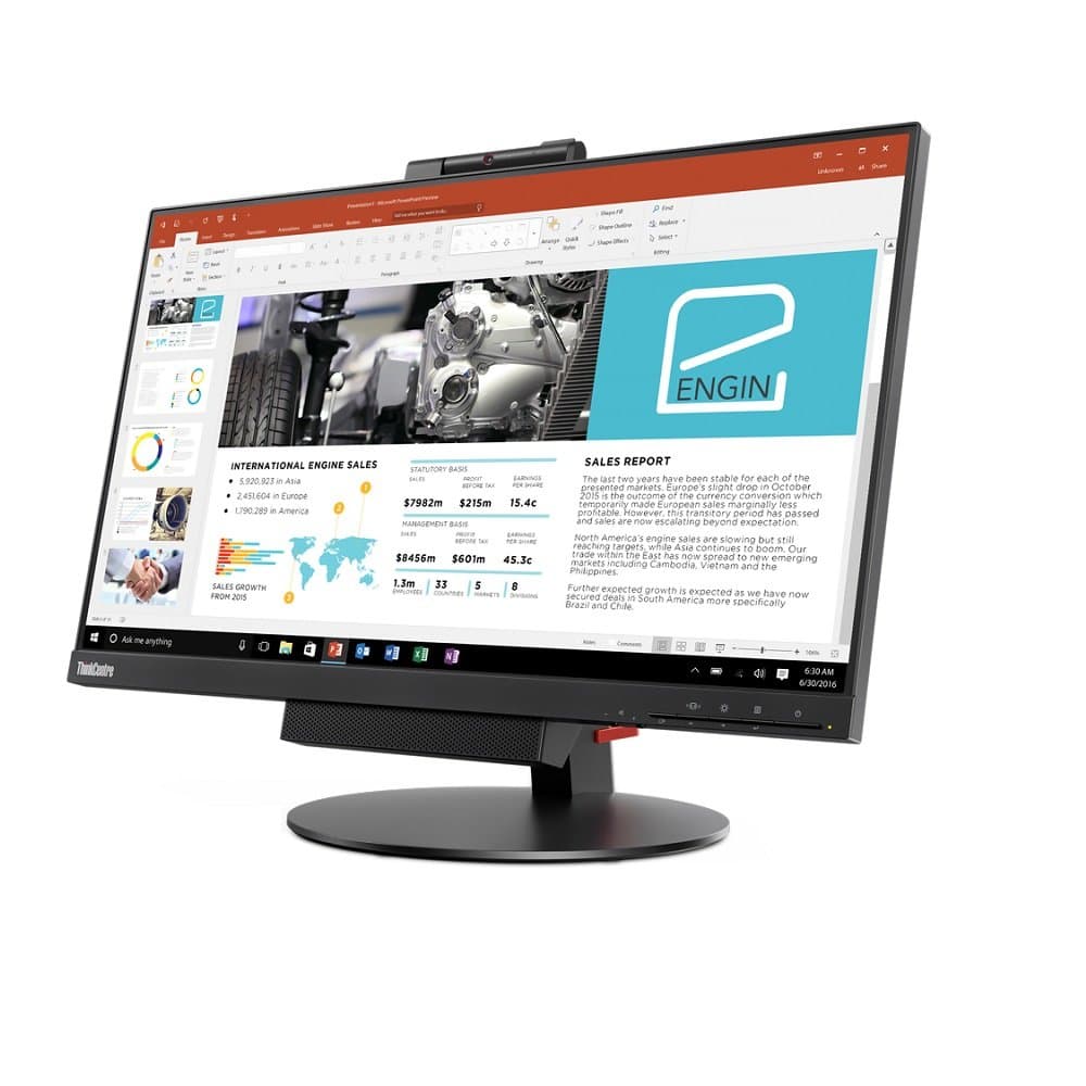 Lenovo Thinkcentre Tiny-In-One 24 Touch Monitor Gen3 A17TIO24T (10QX-PAR1-US) 23.8-inch, 10-Point Multi-Touch, 1920x1080 monitor