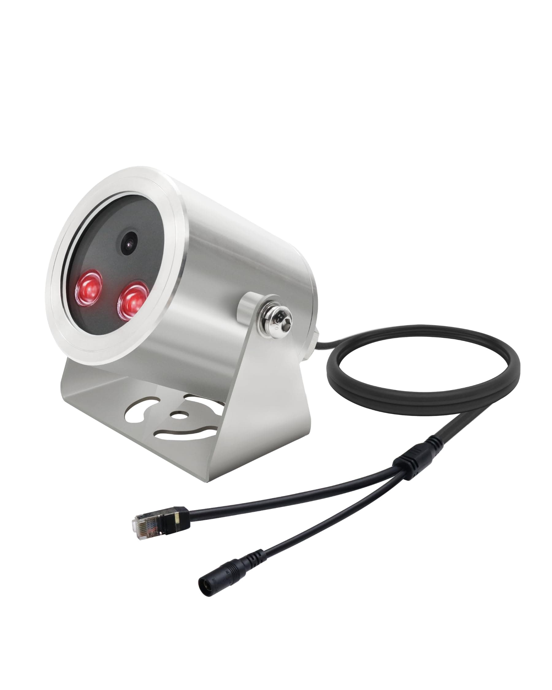 4K UltraHD Explosion Proof POE IP Camera with Wide View Lens, Stainless-Steel Corrosion-Proof Case, IR Night Vision, Anti-Corrosion Camera for Refine Factory/Ocean Oil Field/Gas Station