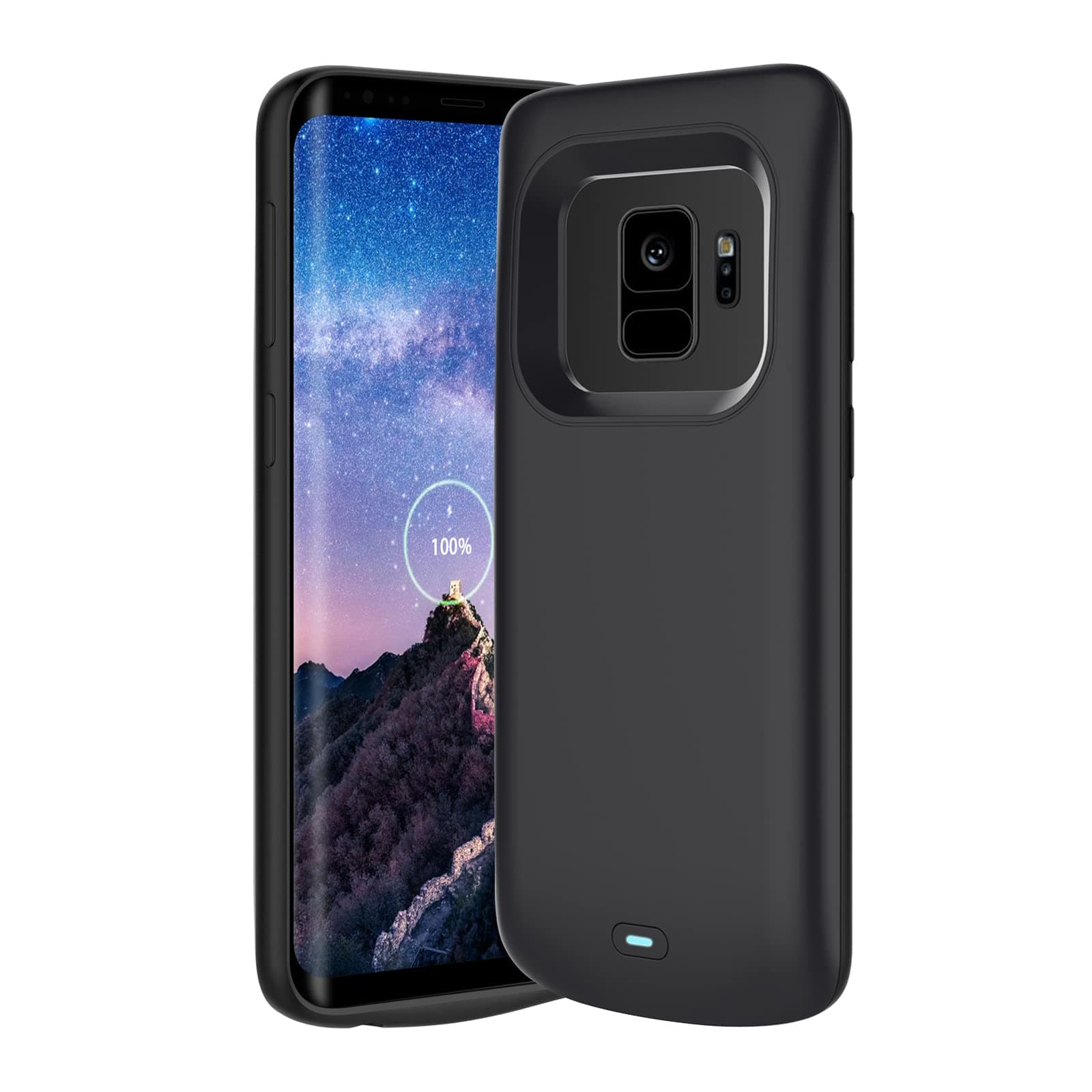 BAHOND Battery Case for Samsung Galaxy S9, 4700mAh Rechargeable Extended Battery Charging Case, External Battery Charger Case, Add 100% Extra Juice