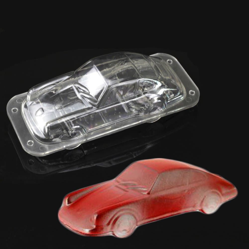 3D Car Shape Plastic Chocolate Mold PC Polycarbonate Chocolate Mould Pastry Tool