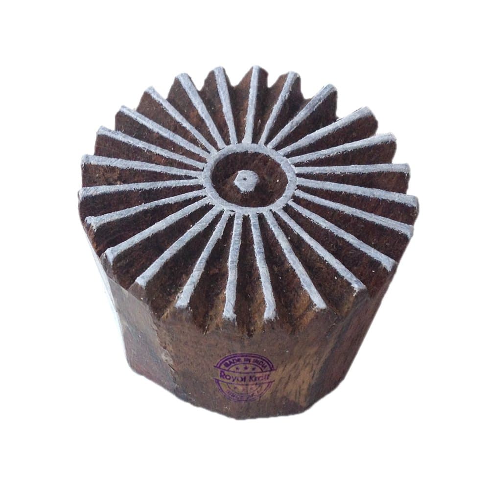 Royal Kraft Wooden Stamps DIY Fabric, Textile, Clay, Pottery, Paper, Henna Printing Blocks THBtag095