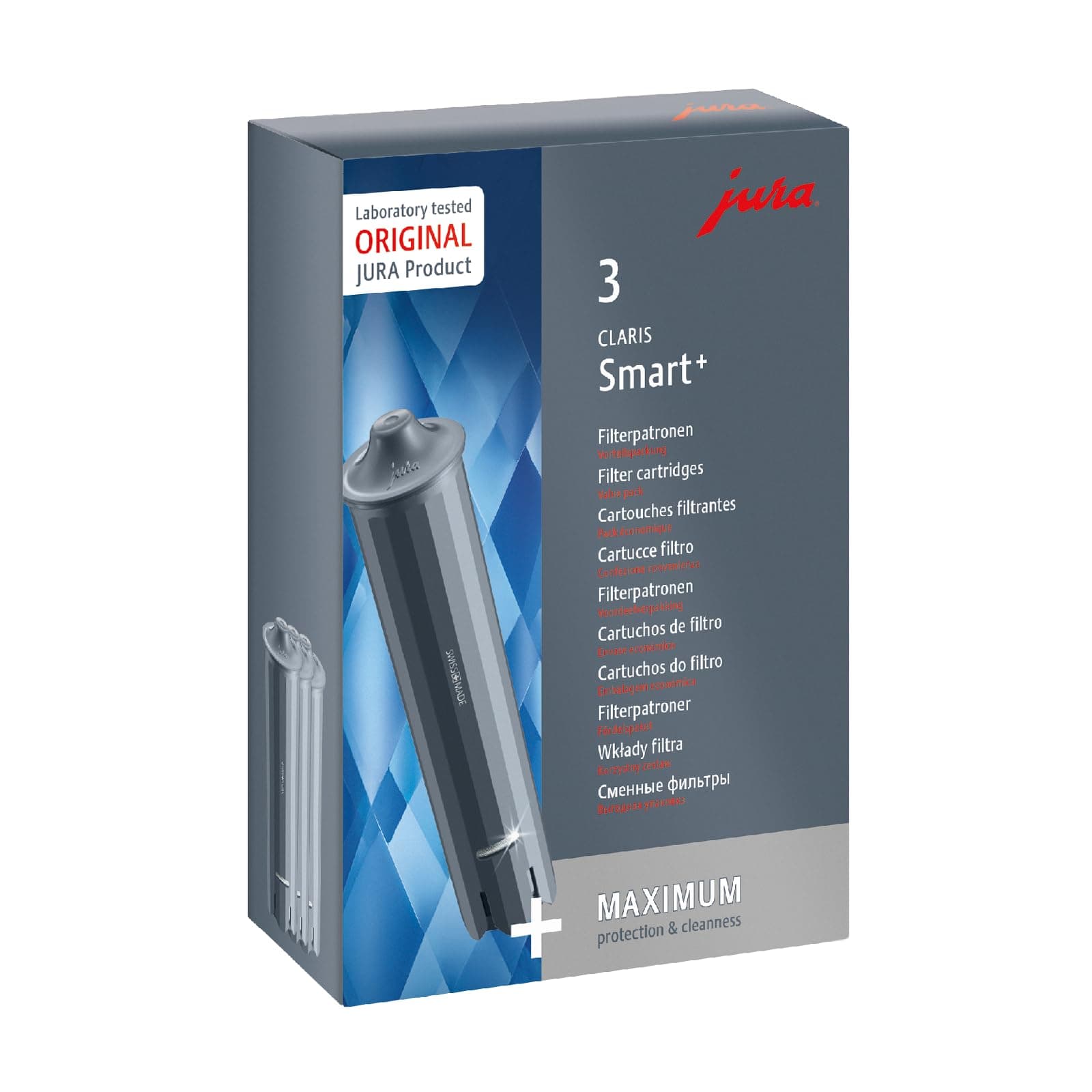 Jura 24233 Claris Smart+ filter cartridge, set of 3