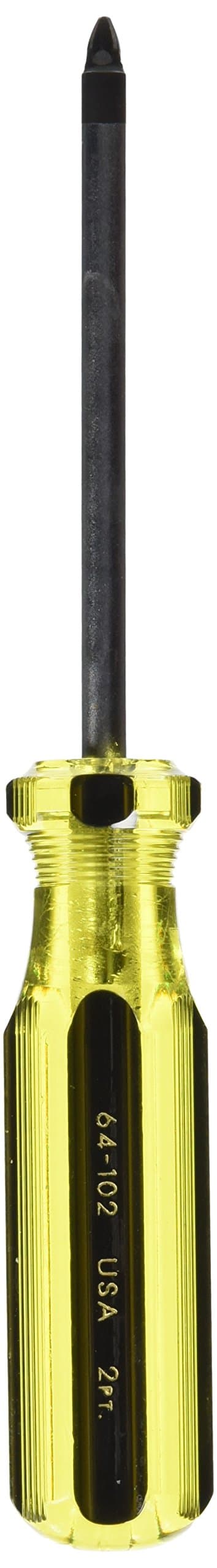 64-102 100 Plus Phillips Tip Screwdriver, 2 Point X 4 Inch