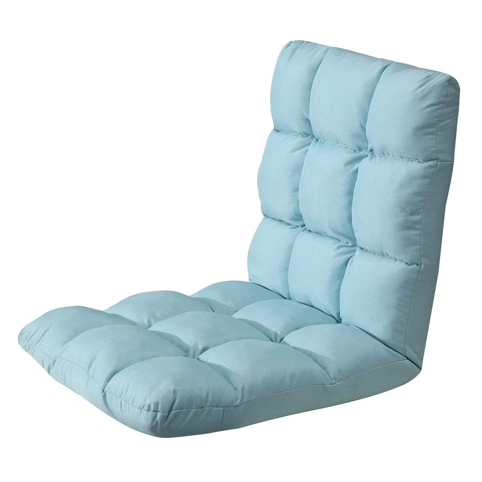 NTAYDZSW 14-Position Memory Foam Folding Adjustable Gaming Floor Sofa Chair for - Floor Chairs for Adults - Comfortable Back Support,Suitable for Adults/Children,in Meditation, Reading, Watching TV