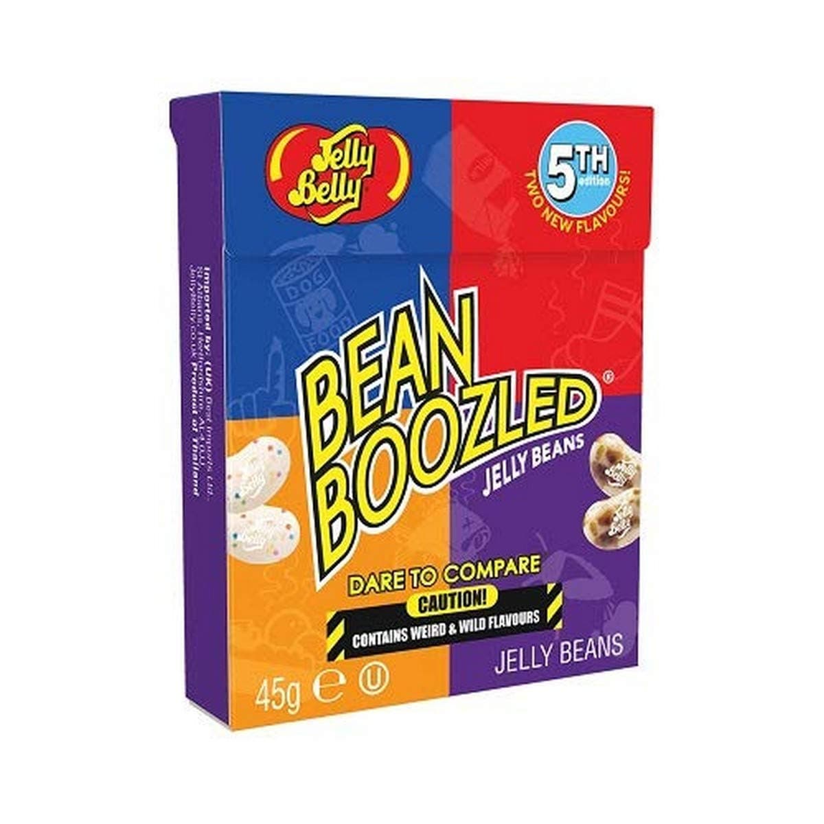 BeanBoozled Jelly Beans, 4th Edition, 1.6-oz Flip Top Box, 24 Pack