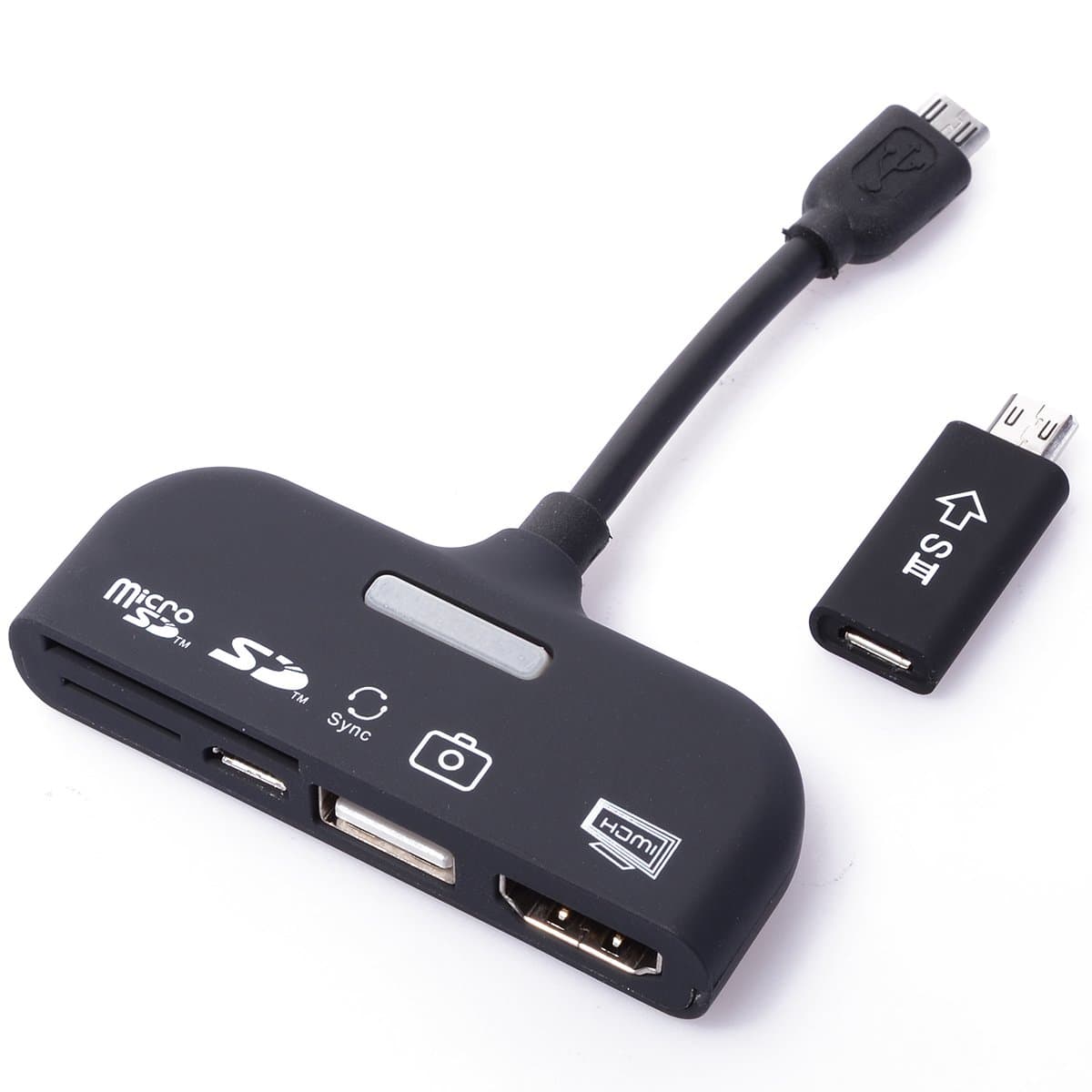 XCSOURCE 5in1 MHL Micro USB to HDMI Adapter Cable Sync for Samsung Sony LG HTC One Galaxy S5 S4 Note 2 3 AC148