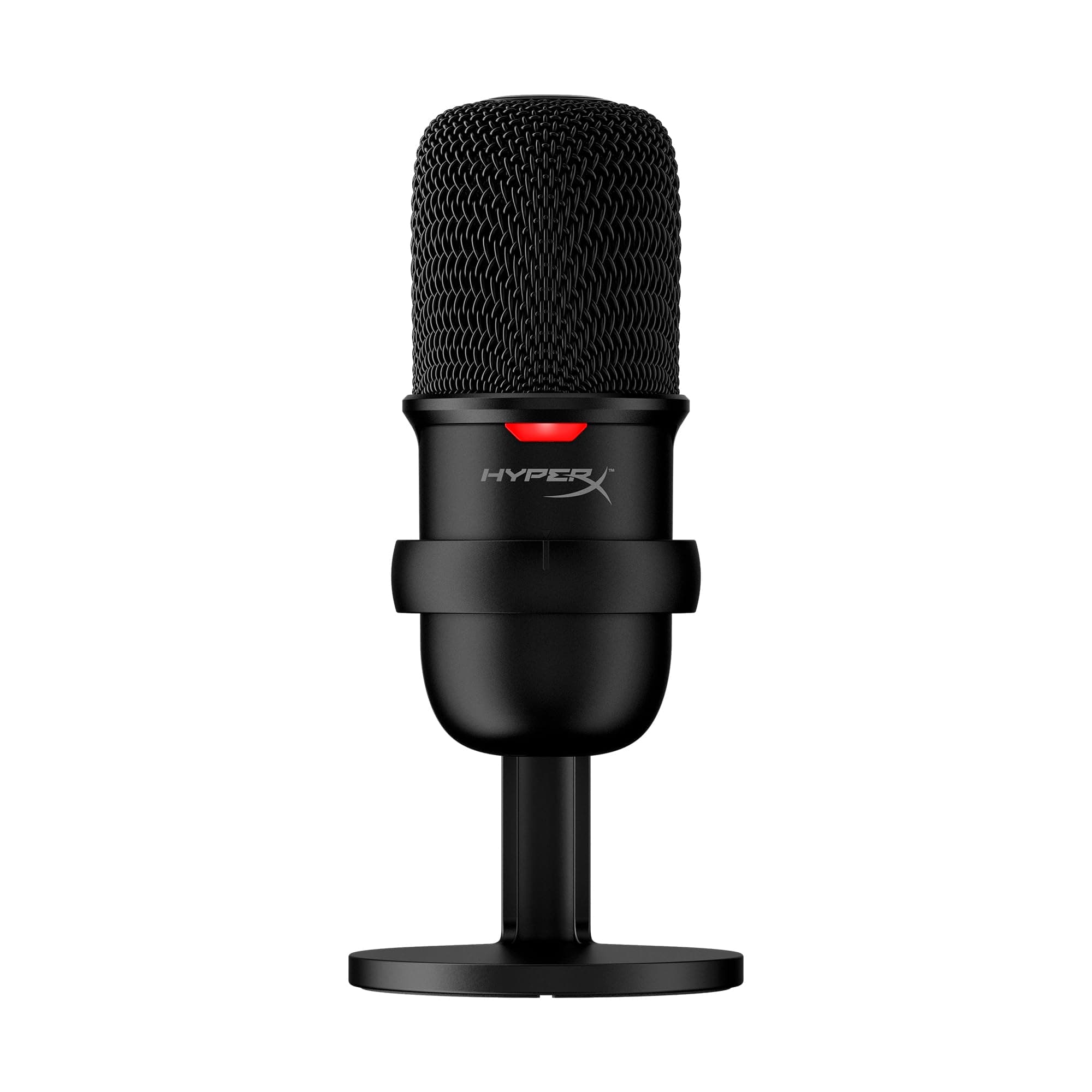 HyperX SoloCast USB Condenser Microphone Tap-to-Mute Sensor Card for Gaming Streaming Podcasts Twitch YouTube Discord - Black (Renewed)