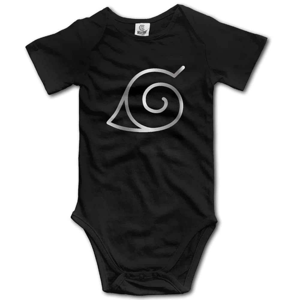 CHJGYGGV Girls' Boys' Infant Naruto Konoha Village Ninja Shinobi Cosplay Romper Jumpsuit Bodysuit