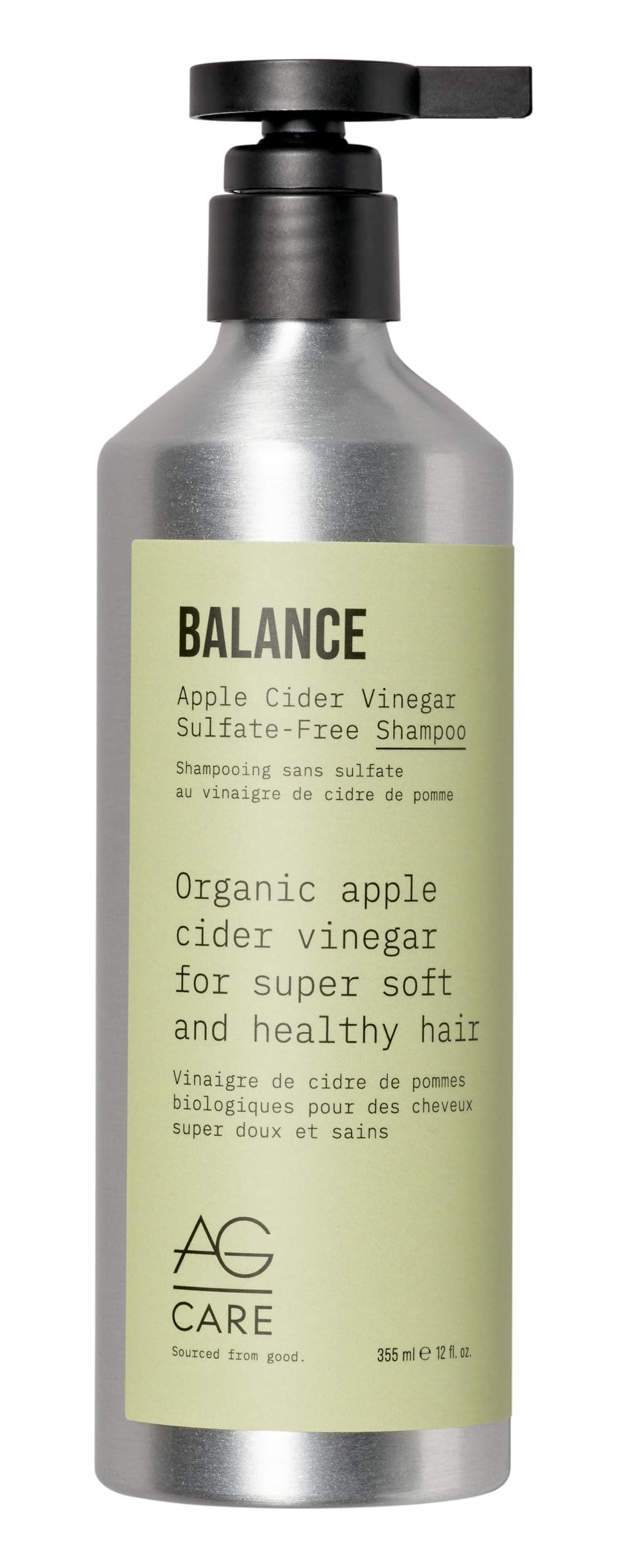 AGHairBalanceAppleCiderVinegarSulfate-FreeShampoo,12FlOz