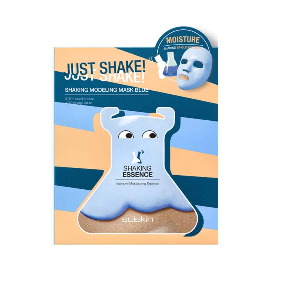 Suiskin Shaking Modeling Mask Blue 3 Pack Skin Moisture + Calming K-beauty