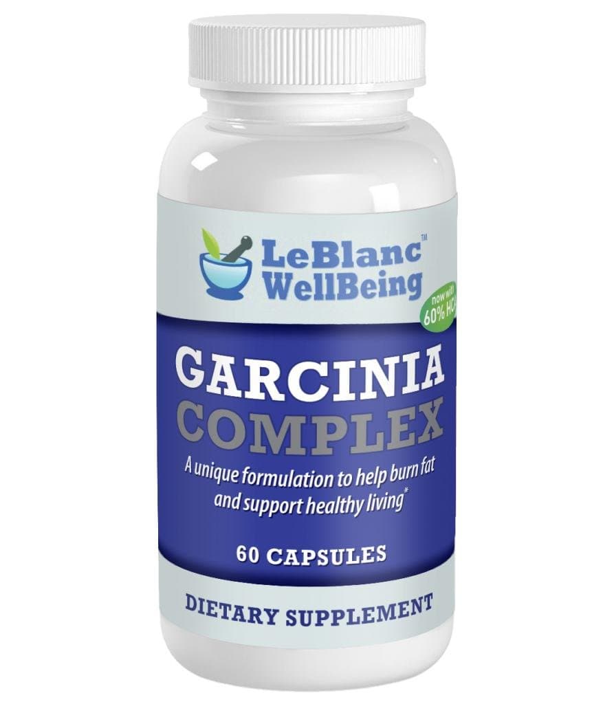 #1 GARCINIA CAMBOGIA EXTRACT 60% HCA Hydroxycitric Acid | 800 Mg Capsule | The Strongest on the Market | A Fantastic Appetite Suppressant and Weight Loss Supplement to Add to Your Diet and Fitness Plan | 1600mg Per Serving, 60 Capsules Per Bottle | 100% Money Back Guarantee | LeBlanc WellBeing