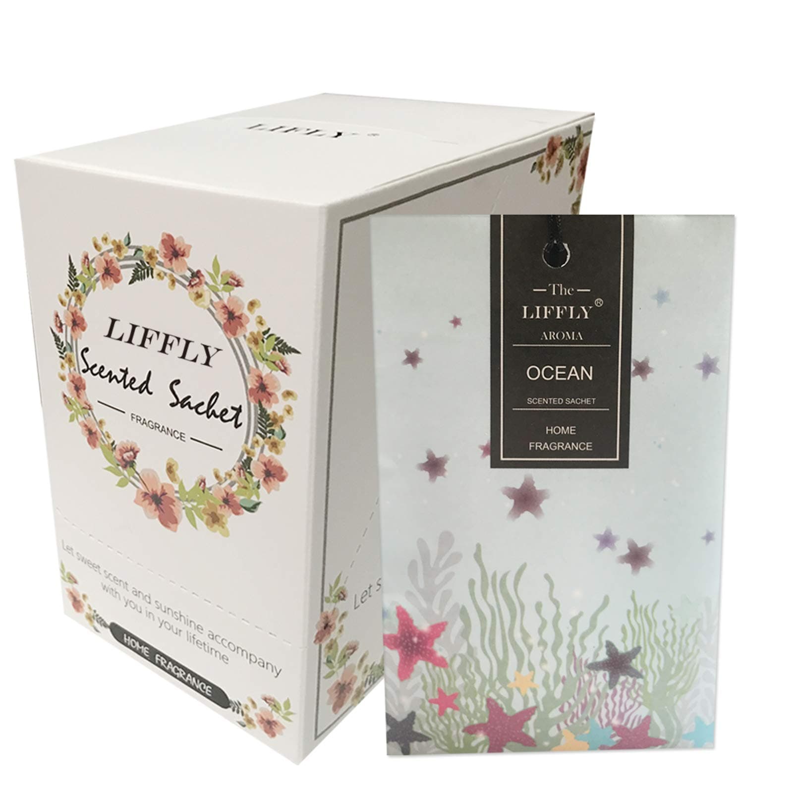 14 Packs Ocean Scented Sachets for Drawers and Closets