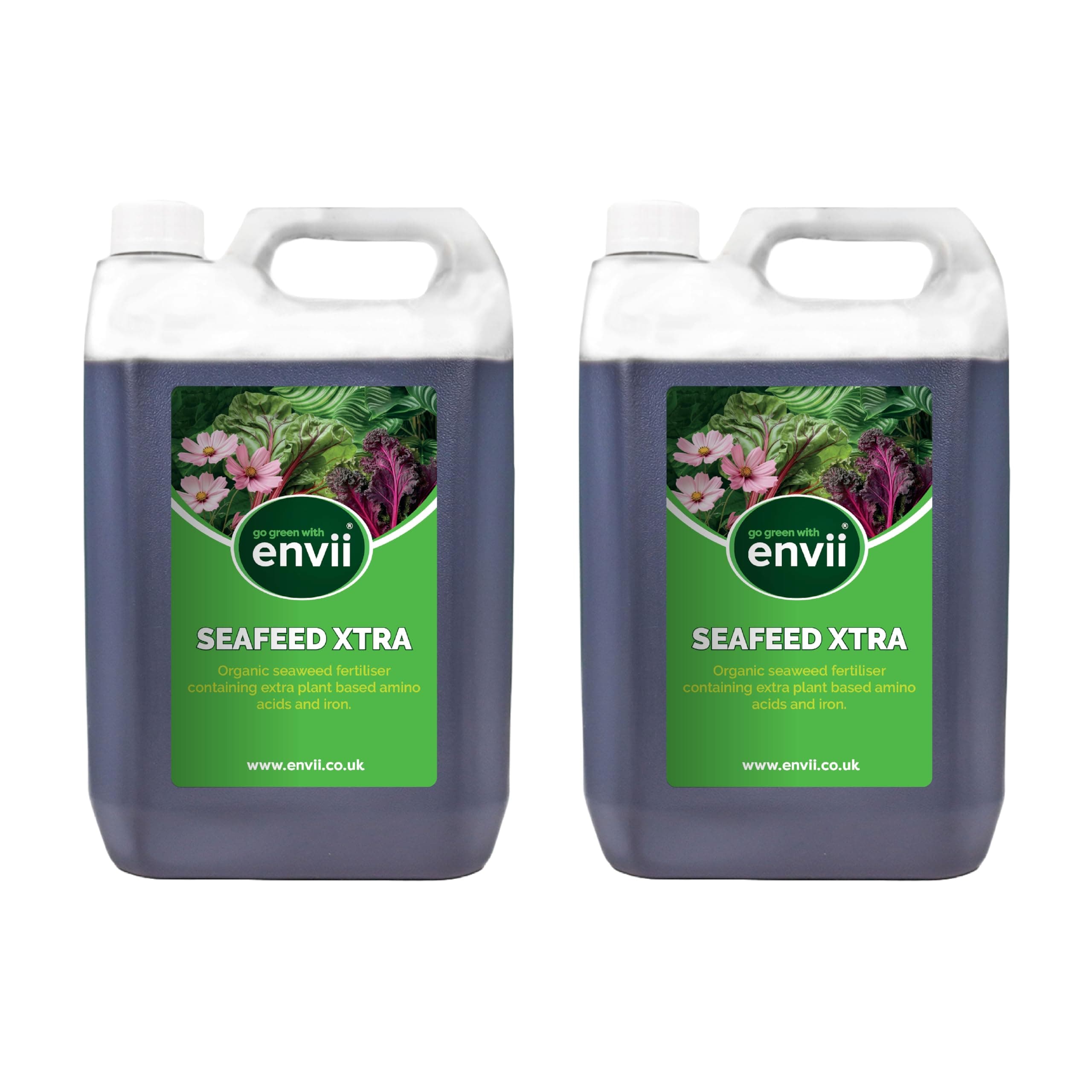 envii SeaFeed Xtra – Organic Seaweed Fertiliser, Liquid Outdoor Plant Food Ideal for all Plants, Lawns, Gardens and House Plants, Rich in Additional Nutrients, 10L
