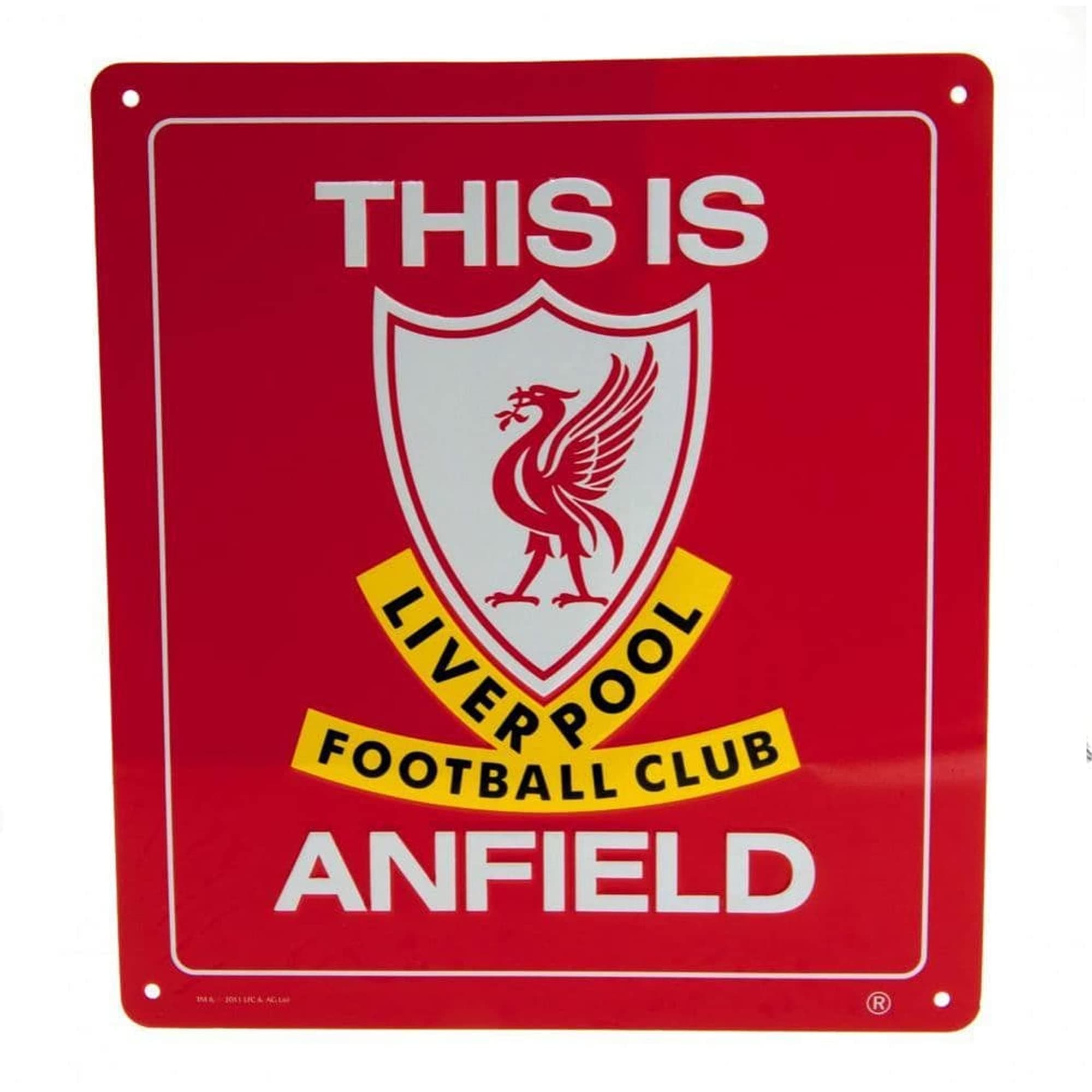 Liverpool FC - "This is Anfield" Official Metal Sign