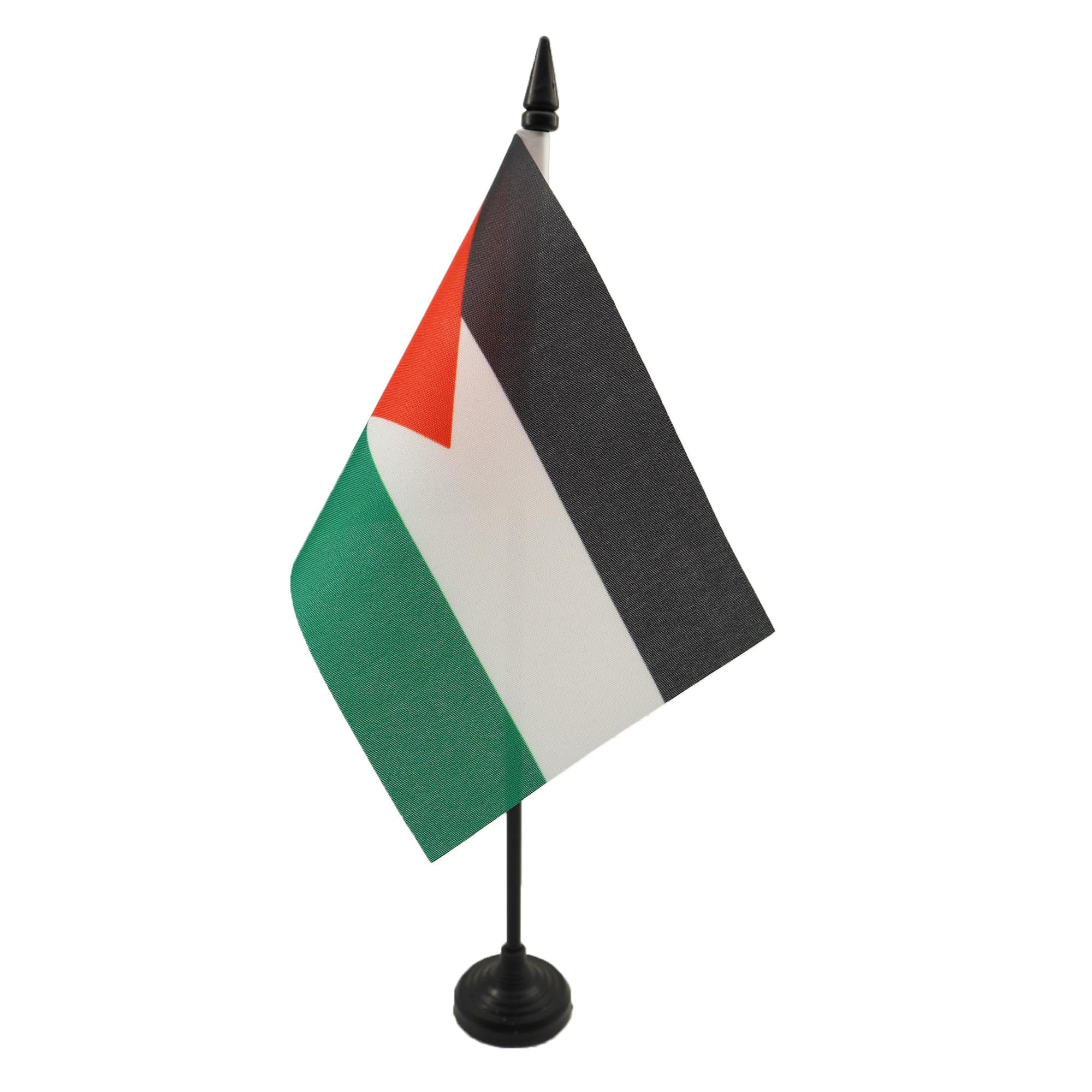 AZ FLAG Jordan Table 4'' x 6'' - Jordanian Desk 15 x 10 cm - Black plastic stick and base -