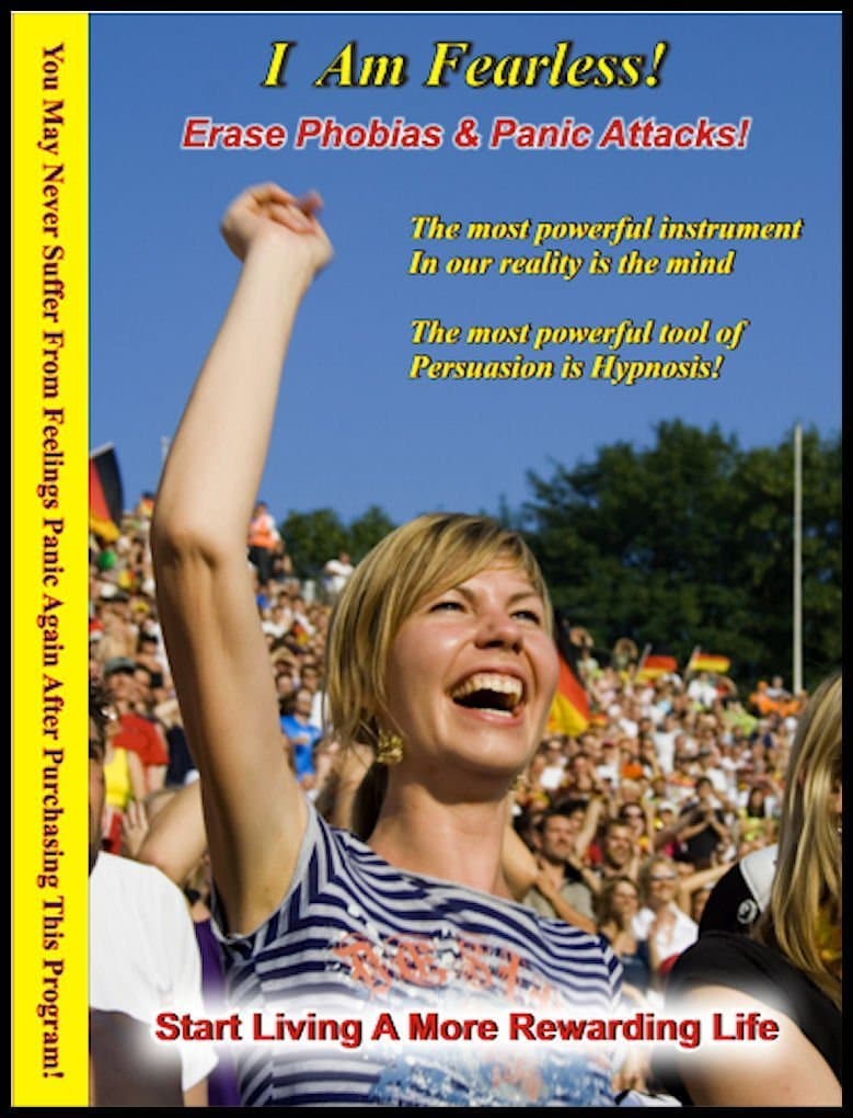 Overcome Phobia Hypnosis Eliminate Panic Attacks Self Hypnosis & NLP (6 Sessions on 2 CDs) Neuro-Vision I Am Fearless!