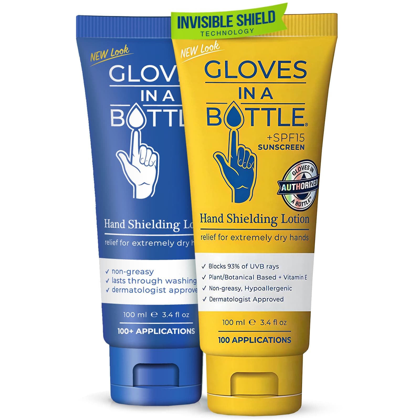 Gloves In A Bottle Shielding Lotion and Sunscreen SPF 15, 3.4 ounces (Set of 2)