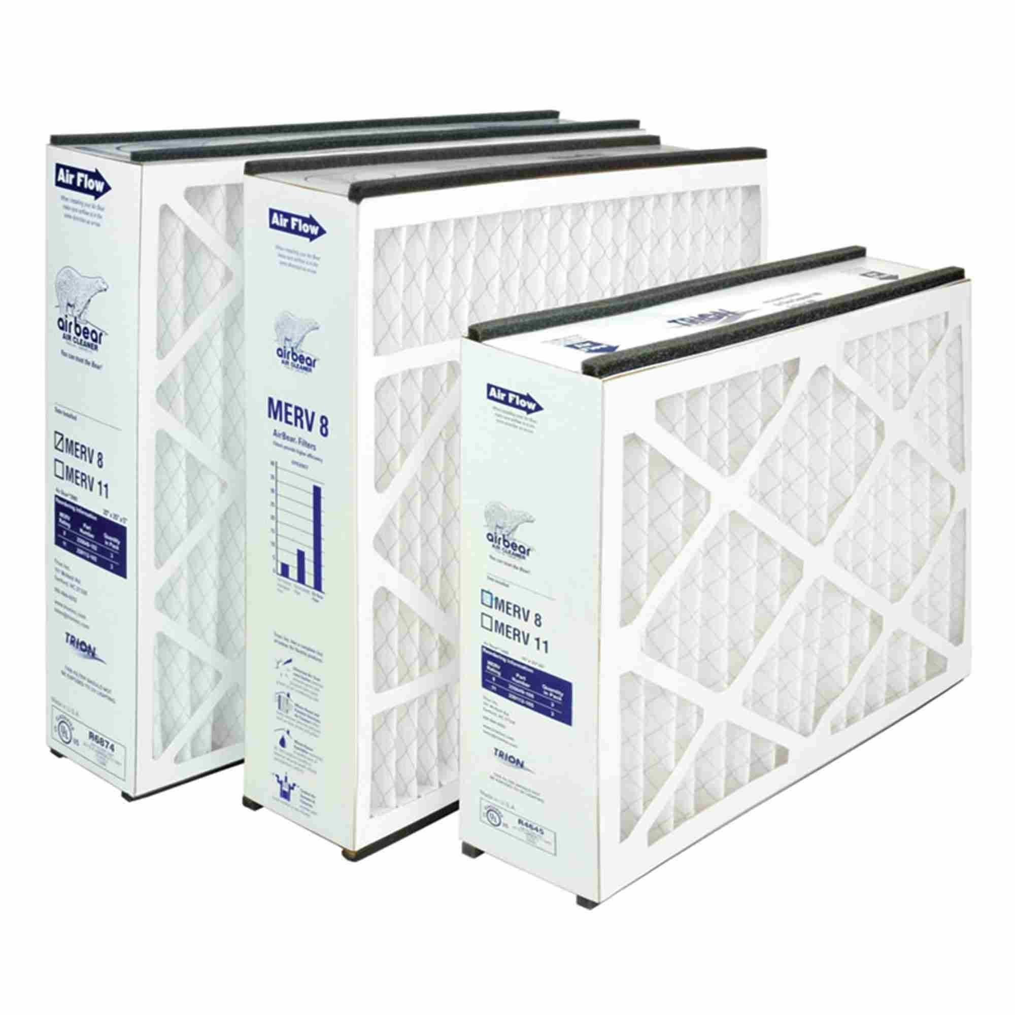 Trion Air Bear 255649-102 Replacement Filter - 20x25x5, Three Per Box