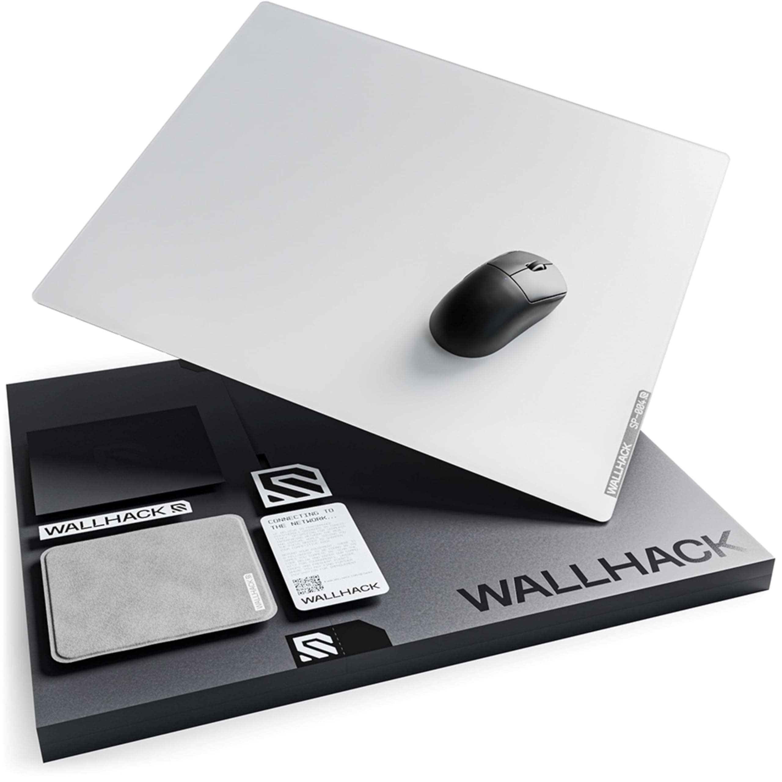SkyPAD Wallhack Glass Pad 4.0 Gaming Mouse Pad | Professional White Mouse Mat | Special Surface with Enhanced Precision and Speed | Designed for Pro Gamers Superior Control and Long-Lasting Durability