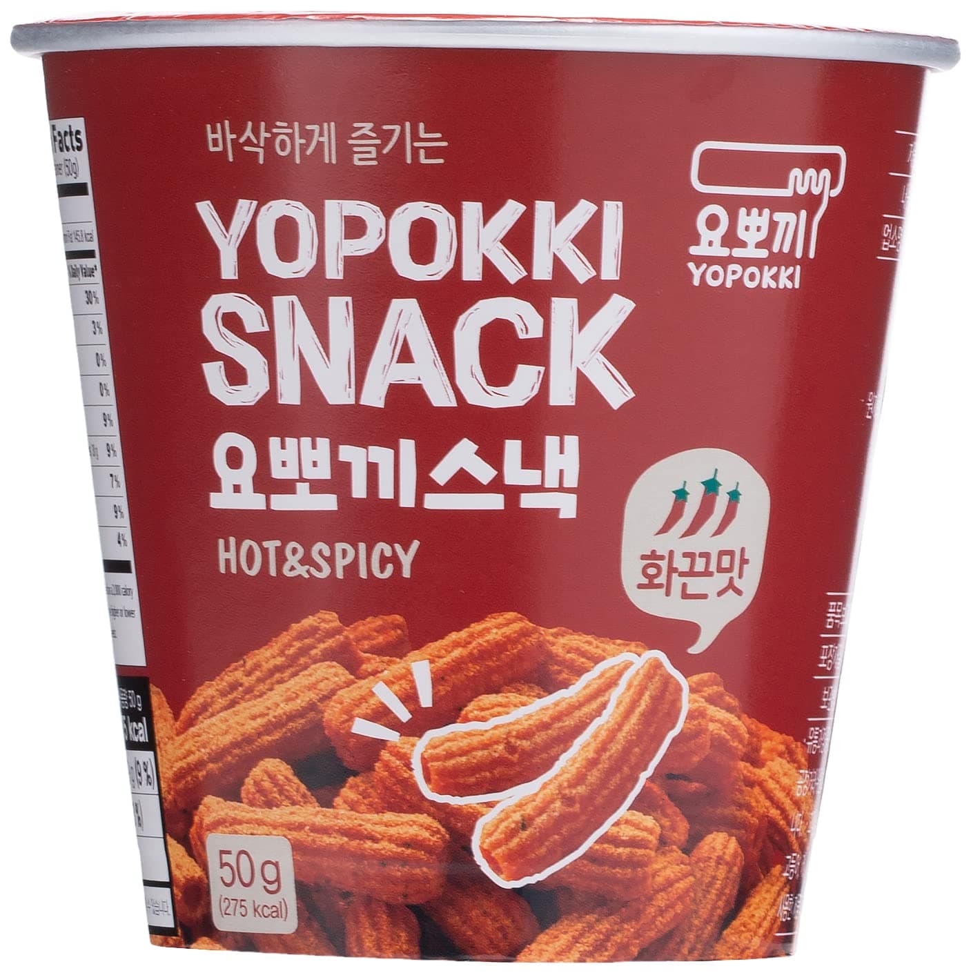 Yopokki Snack Hot & Spicy 50grams, Multi Color