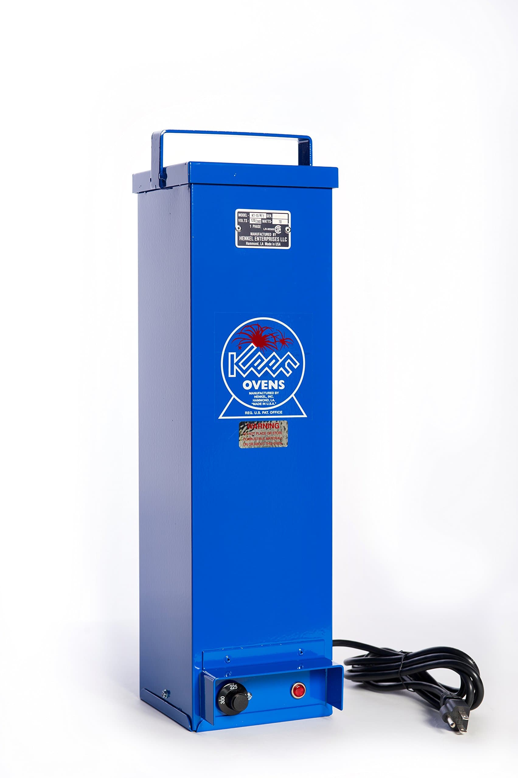 Keen KT-15W/T Portable Welding Rod Oven - Dual 120V/240V - Made in USA - CSA-listed