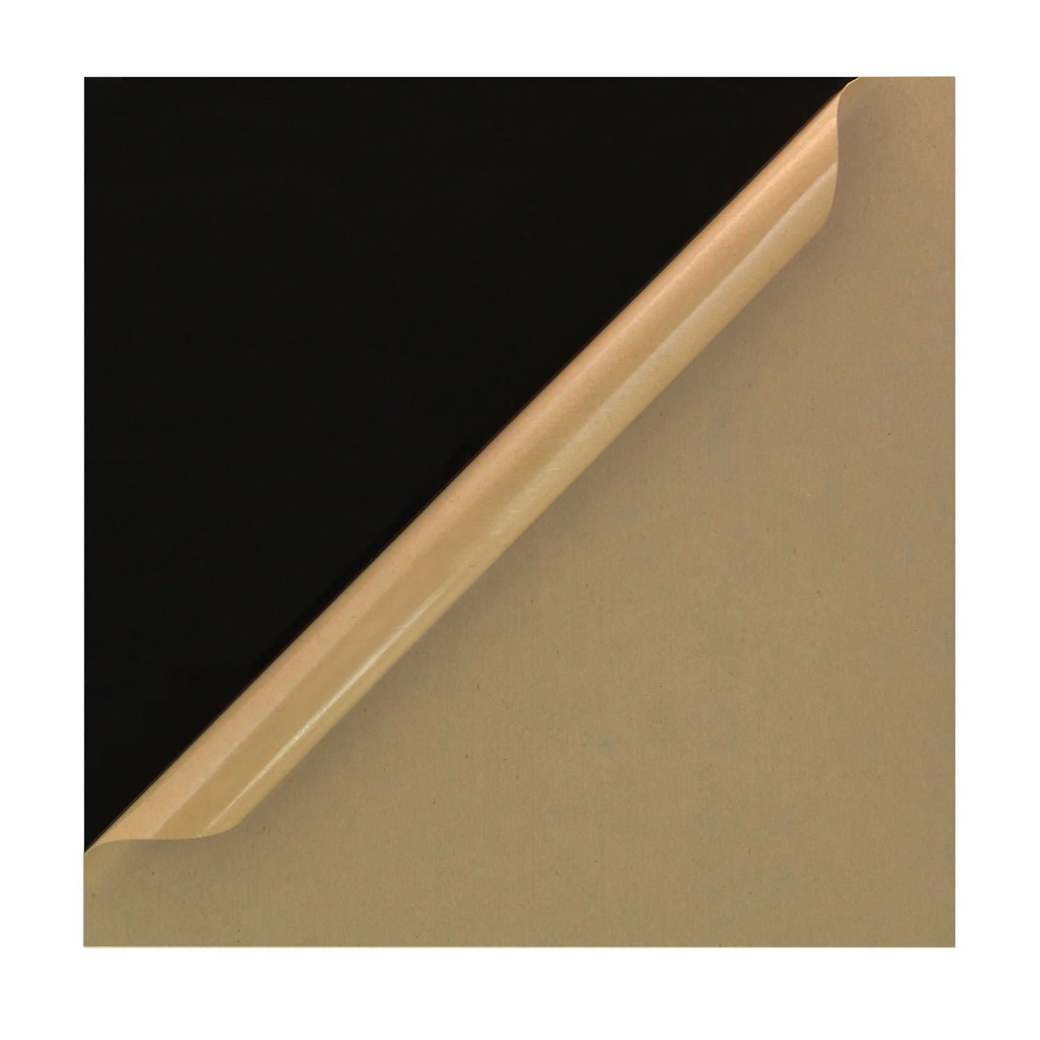 AbleDIY Black Cast Acrylic Sheet 15.850 x 15.850 Inches 0.118 Thick Opaque Non-Transparent