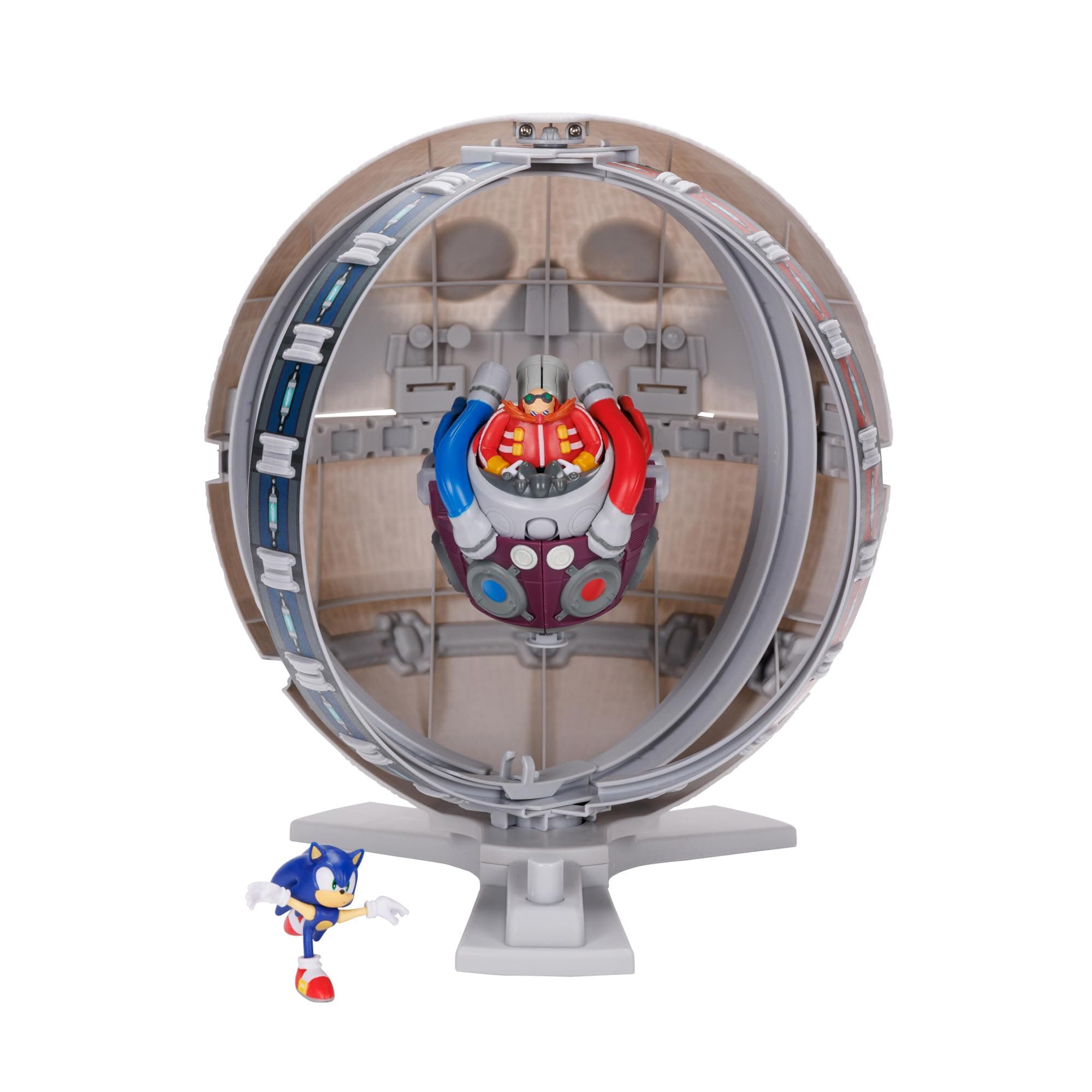 Sonic the Hedgehog Death Egg Playset 12” Tall with 2.5-Inch Running-Styled Sonic Action Figure