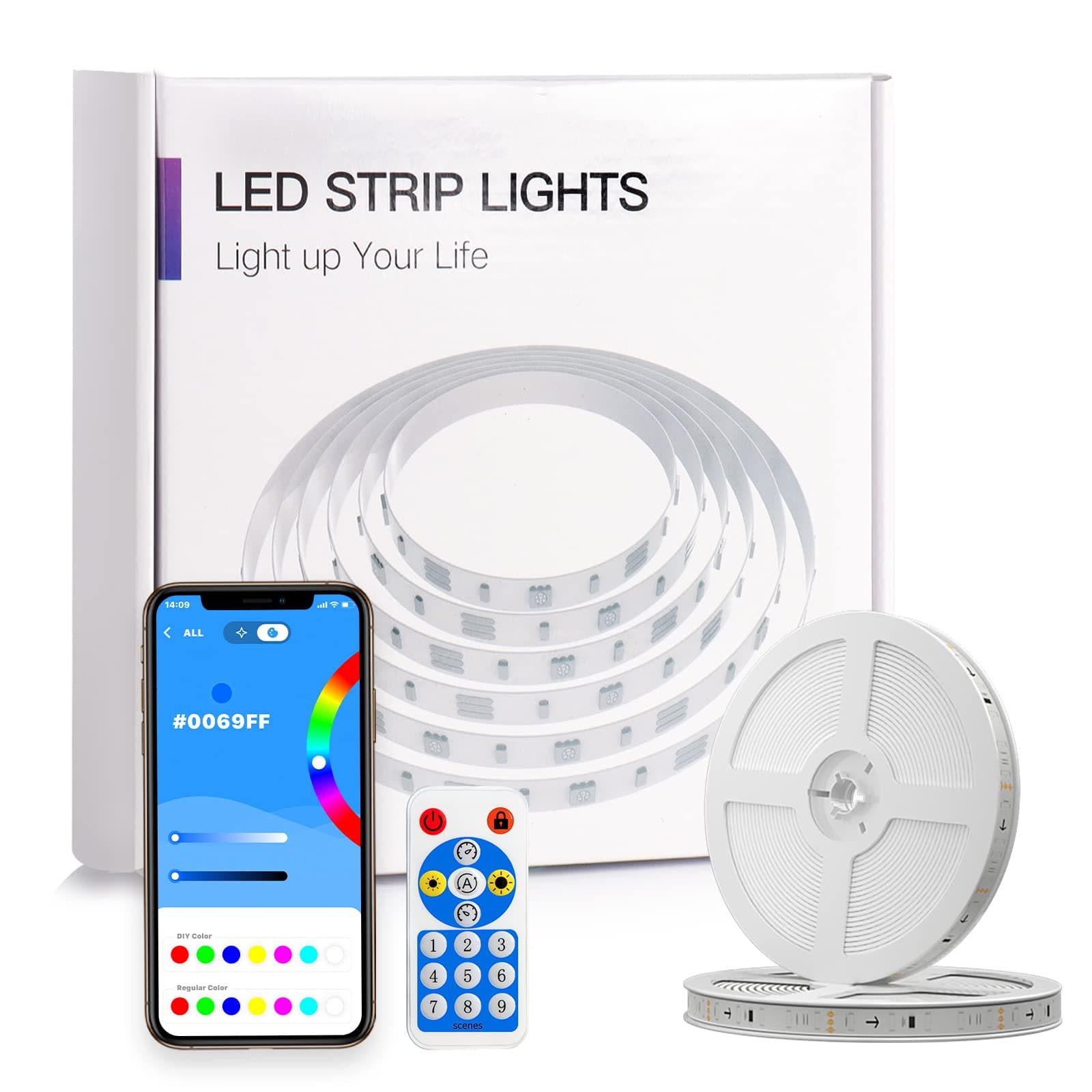65.6ft Dream Color Alexa LED Strip Lights
