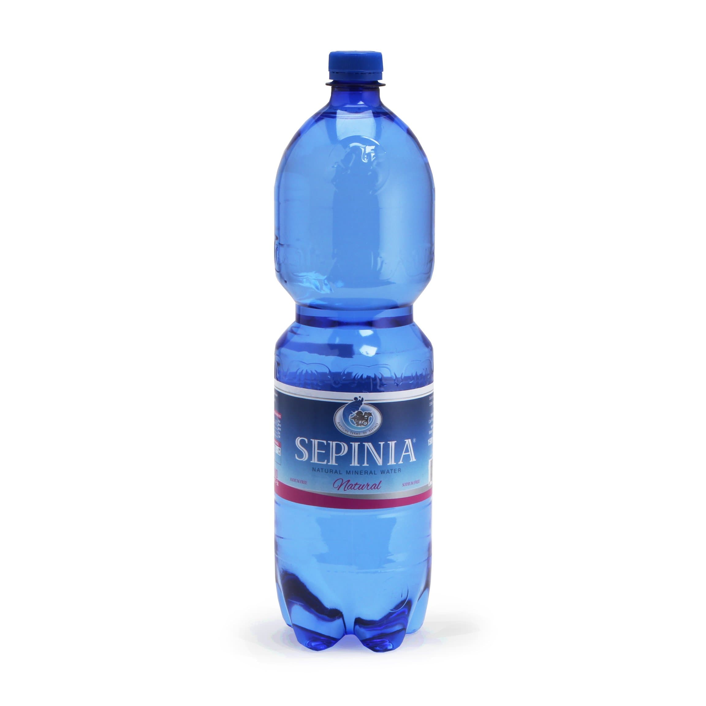 Sepinia Natural Mineral Water from Molise, Plastic Bottle, 50.7 Fluid Ounce (Pack of 6)
