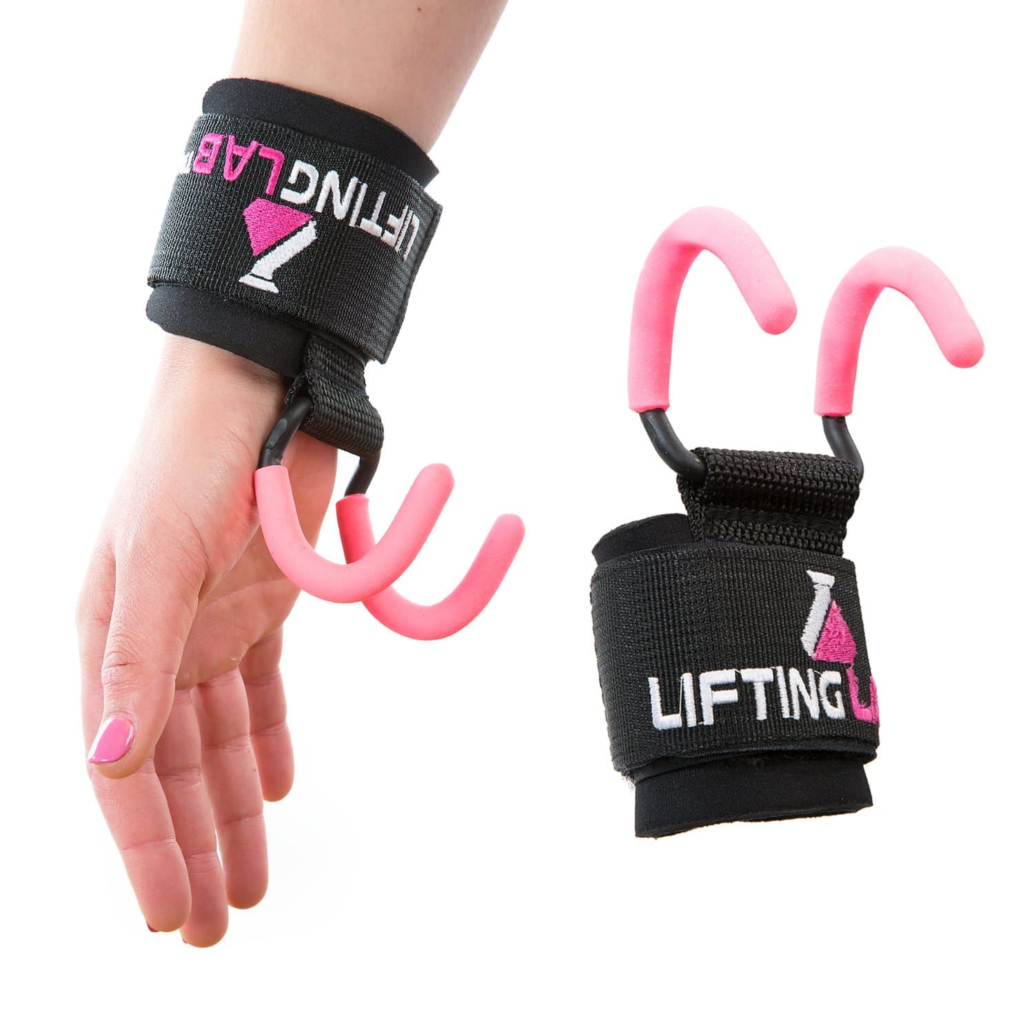 Lifting Lab | Women’s Weightlifting Hooks | Grip Assisting Callous Guards for Back Exercises