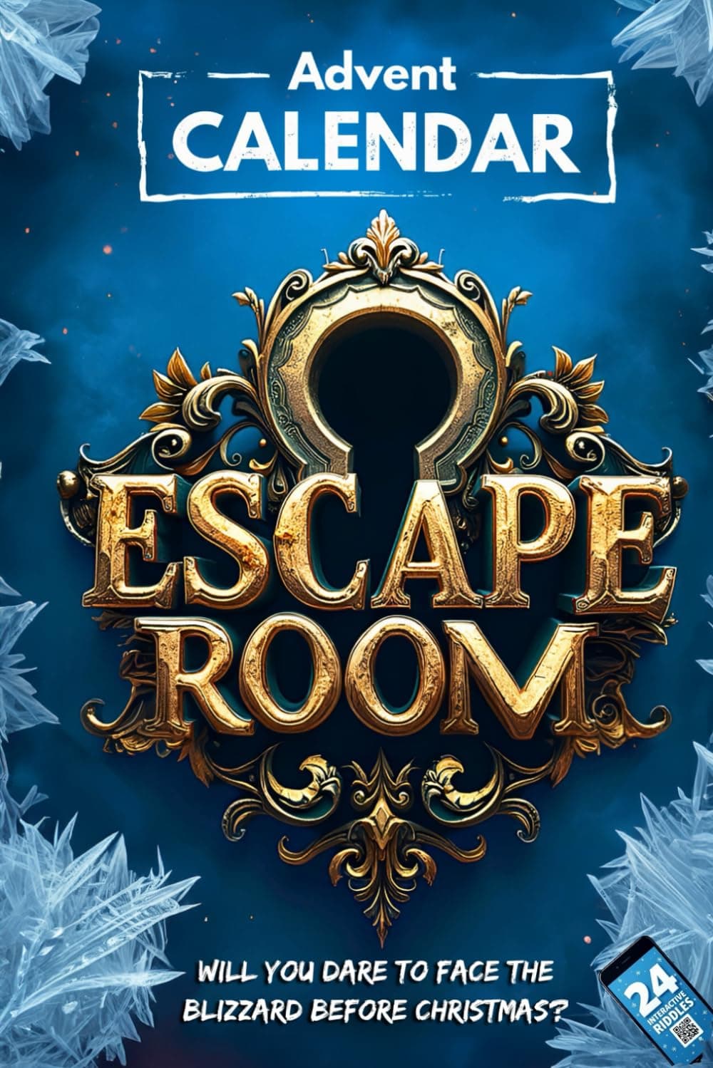 Escape Room Advent Calendar 2.0 for Adults: Experience a Captivating Adventure with 24 Games, Puzzles, and Riddles to Solve Before Christmas (Book + App)