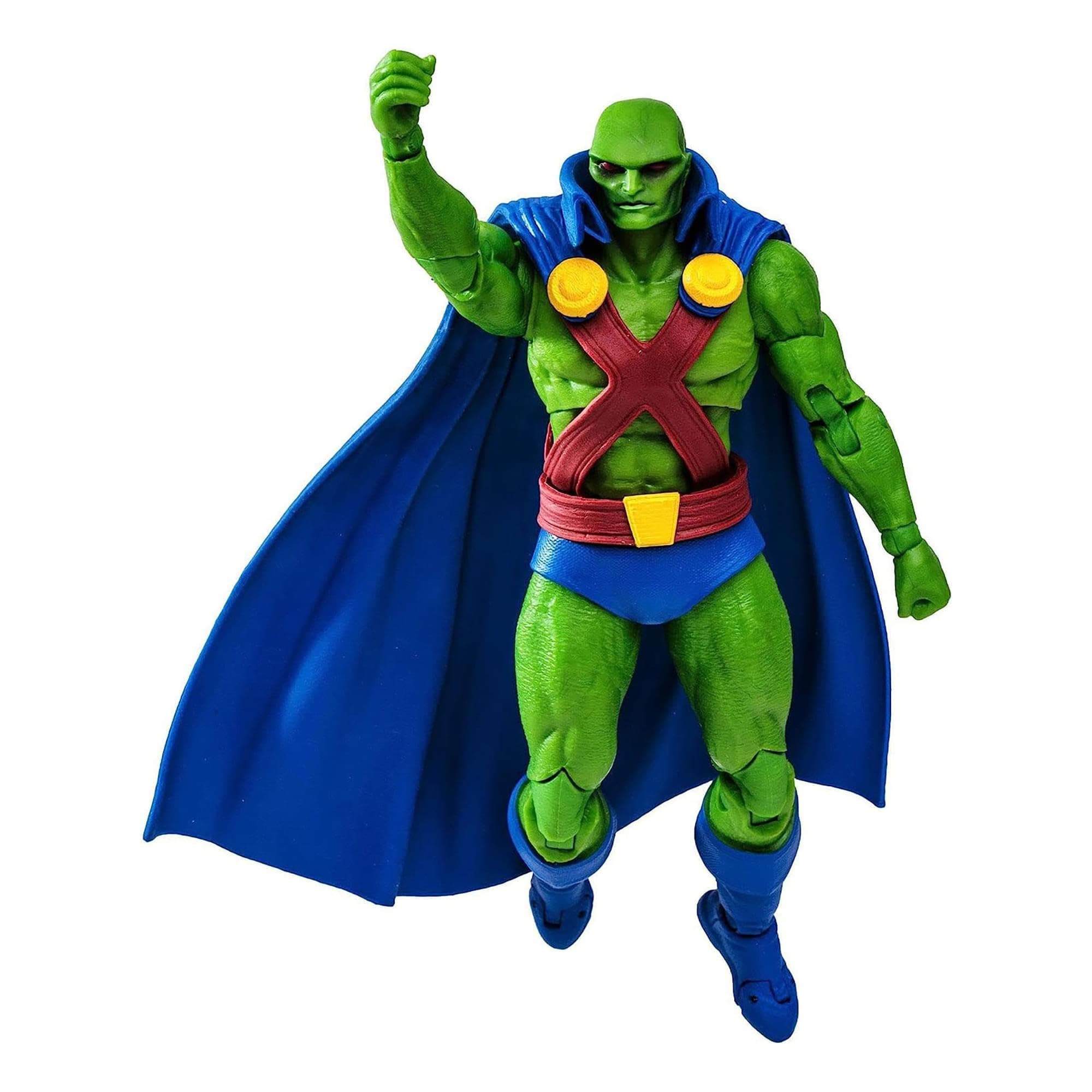 DC Comics TM15253 DC Multiverse 7 Inch Collectible McFarlane Figure-Martian Manhunter Variant (Gold Label), Multicolor