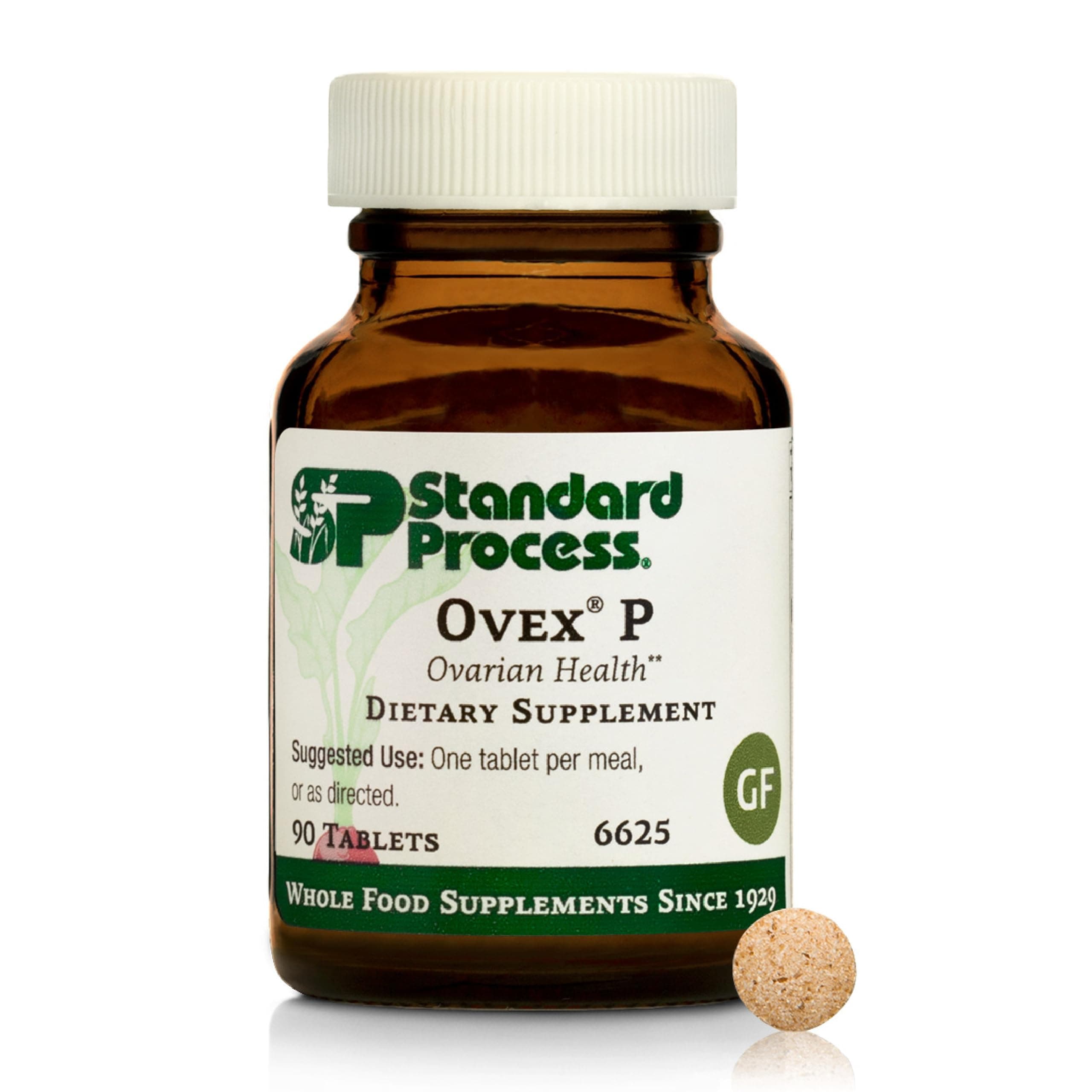 Standard Process Ovex P - Whole Food-Based Supplement to Support Your Health - Supplement with Porcine Ovary Cytosol Extract - 90 Tablets