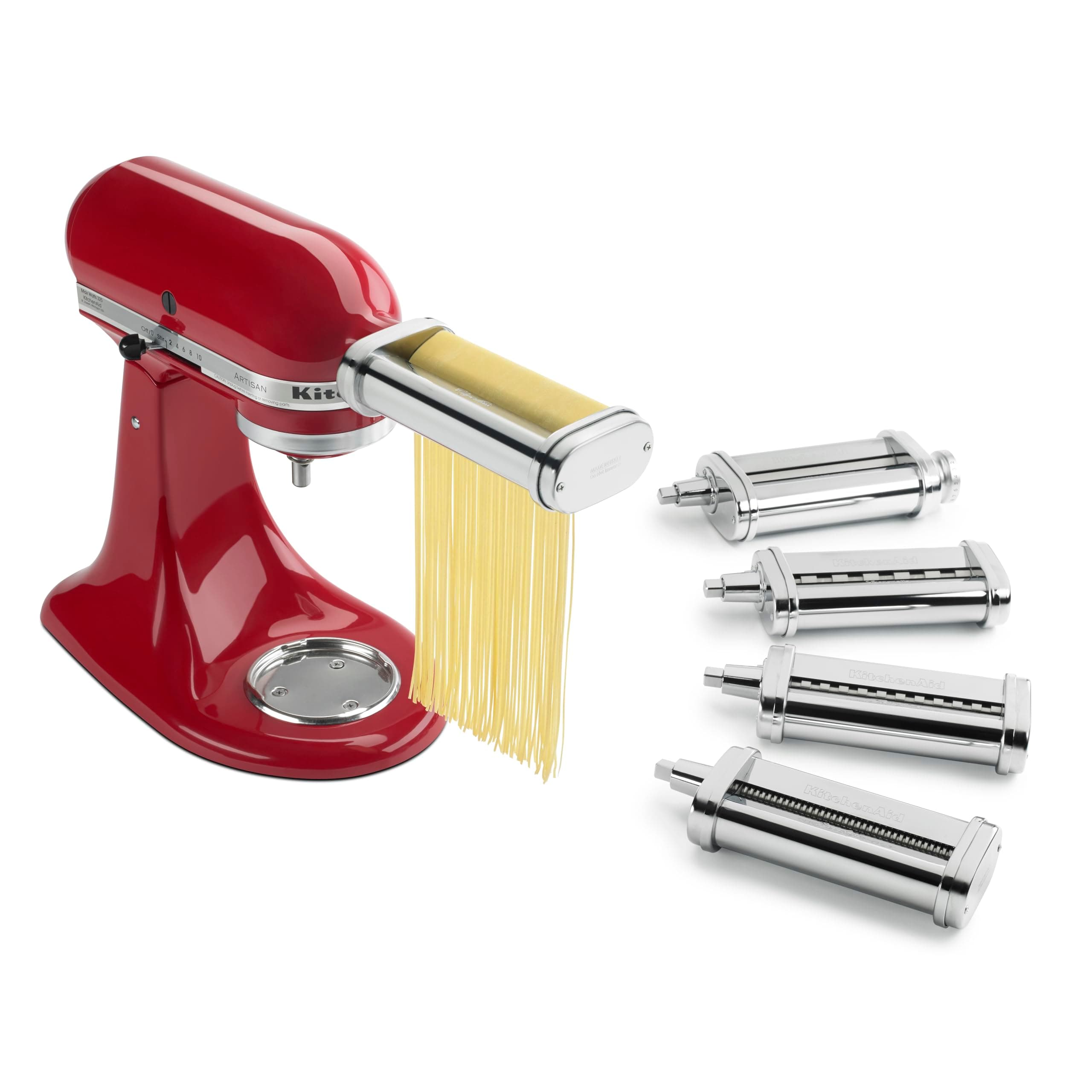 KSMPDX Pasta Deluxe Set Stand Mixer Attachment, Stainless Steel, 5 Piece (Pack of 1)