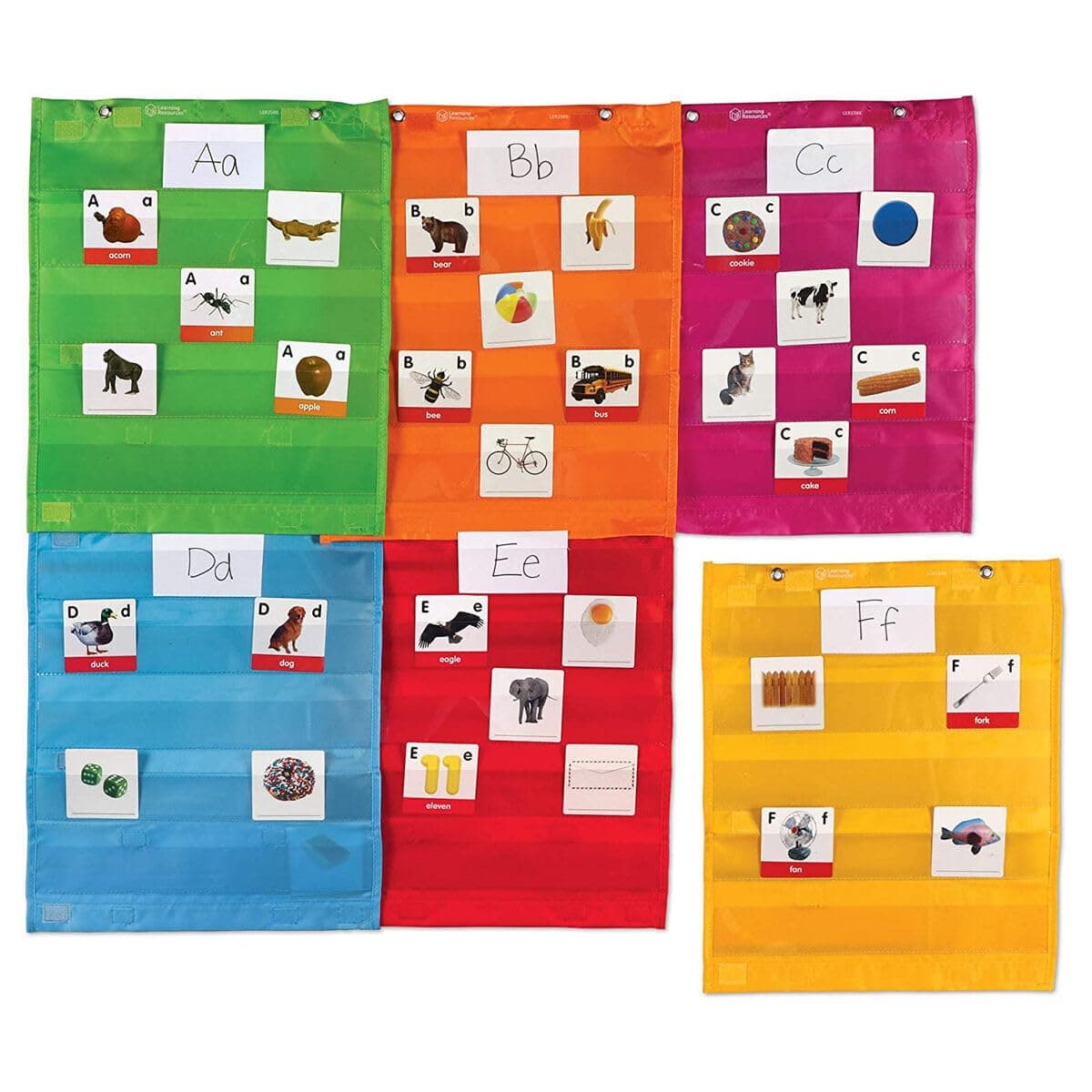 Learning Resources Magnetic Pocket Chart Squares, Classroom and Teacher Organiser, Back to School Supplies for Teachers