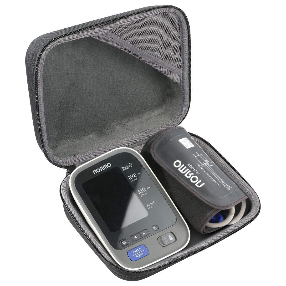 co2CREA Hard Case for OMRON 10 Series Upper Arm Blood Pressure Monitor Cuff BP785N / BP786 / BP786N, Portable Travel Case Replacement