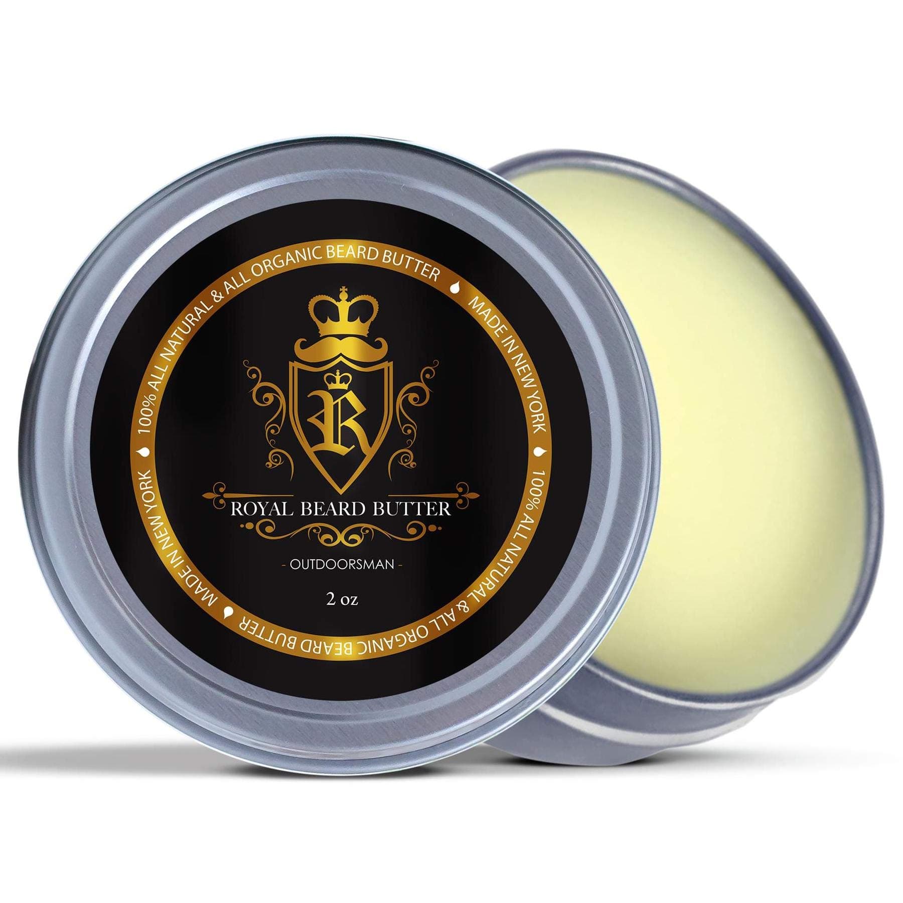 Beard Butter Conditioner Beard Balm - Incredible Refreshing Outdoors Pine Scent With Premium All Natural and Organic Ingredients Beard Softner