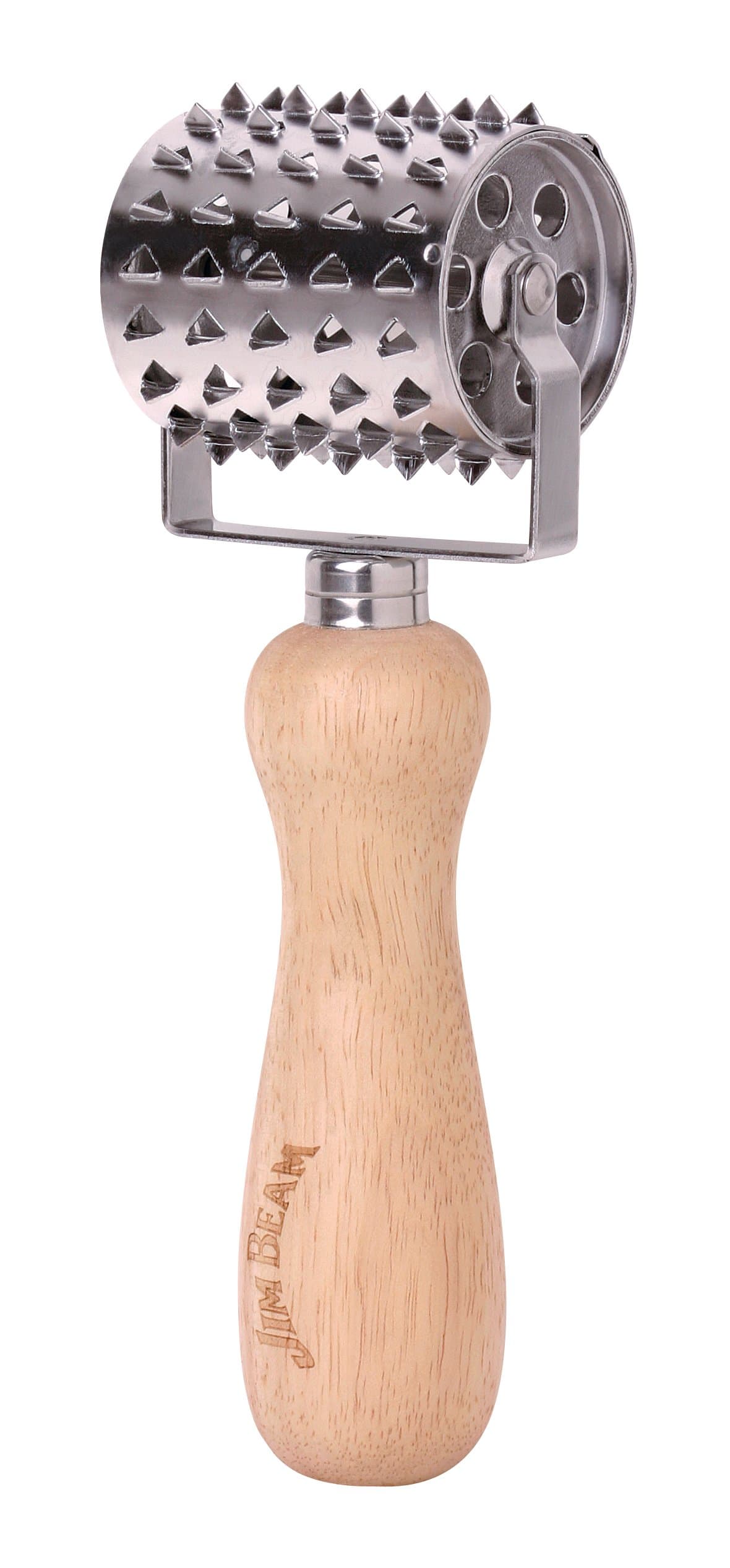 Style Asia Jim Beam JB0150 Rolling Vintage Style Meat Tenderizer, Silver