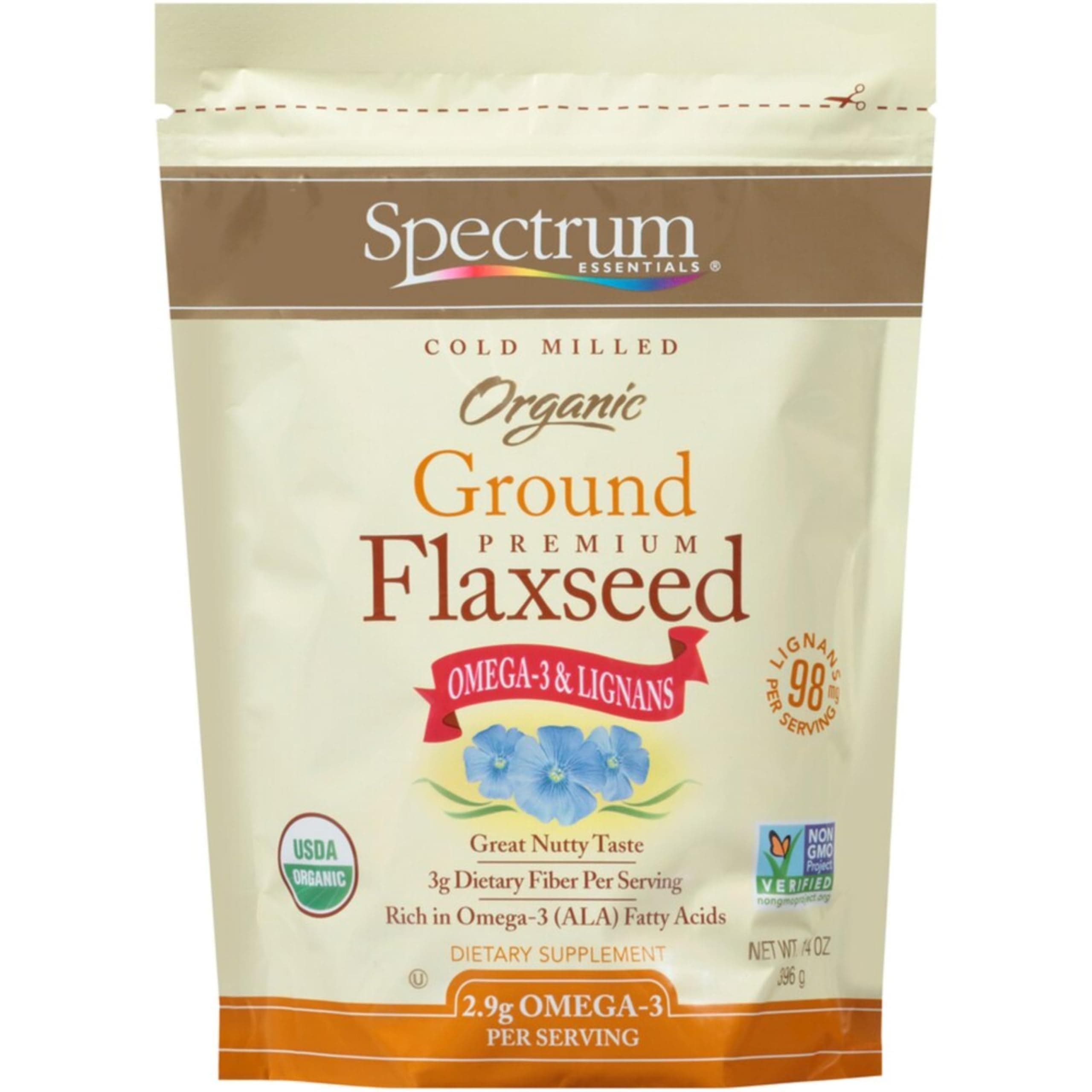 Essential Ground Organic Flaxseed (14oz, 15oz Multi)