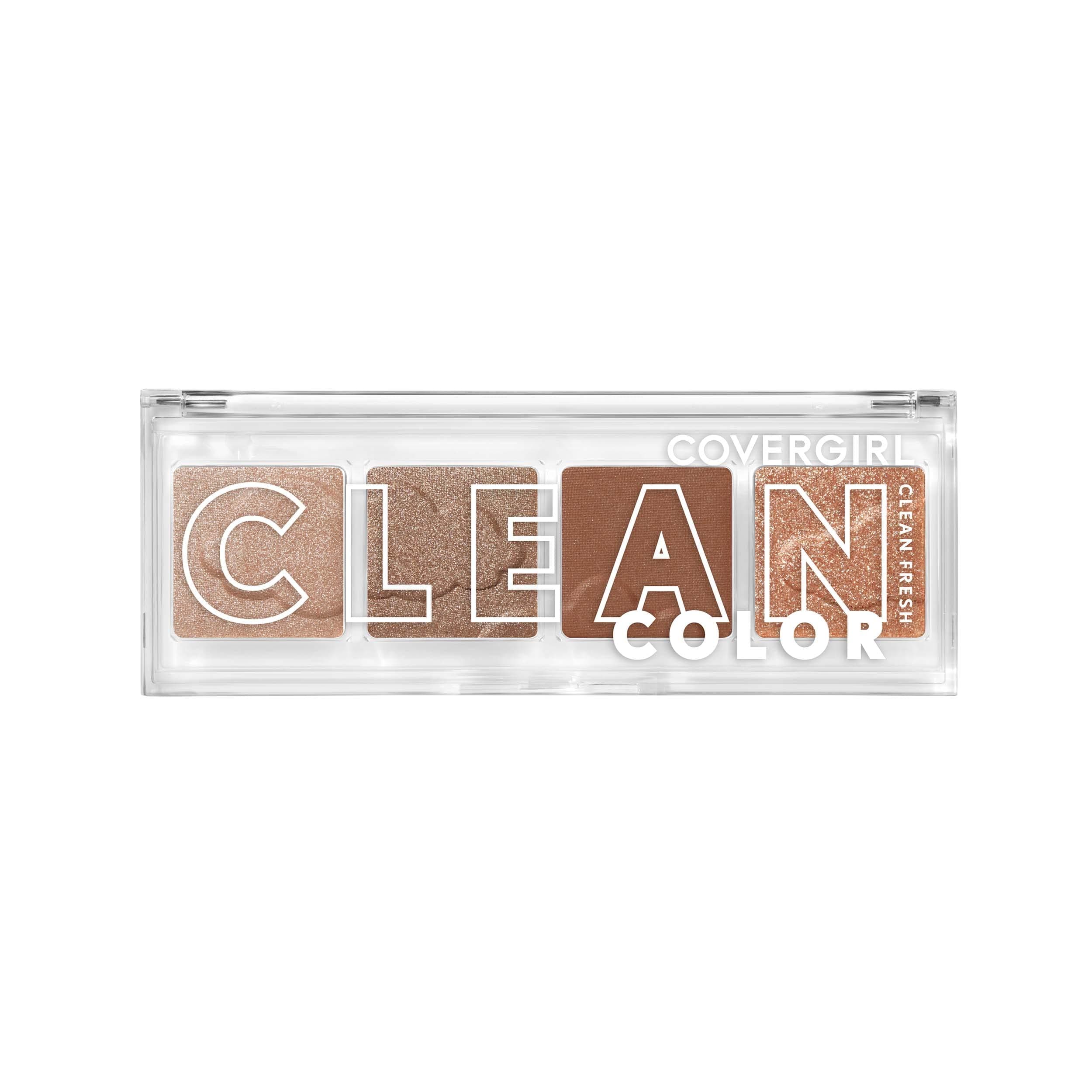 COVERGIRL Clean Fresh Color Clean Eyeshadow, Shimmering Beige