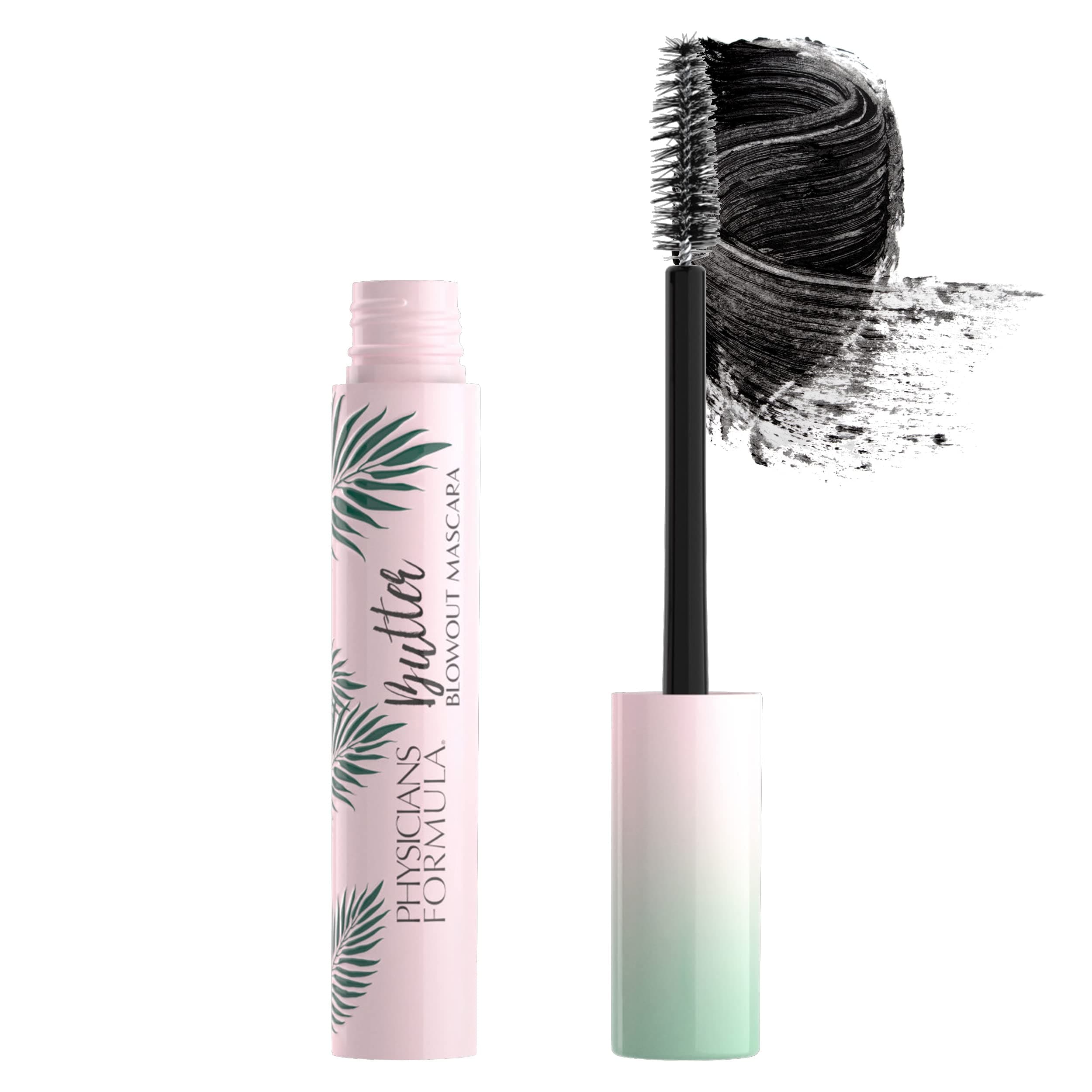 Physicians Formula, Butter Blowout Mascara, Volume and Length Mascara for a Dramatic Effect, with Keratin and a Blend of Murumuru Butter, Cupuaçu Butter, and Tucuma Butter, Vegan, Black