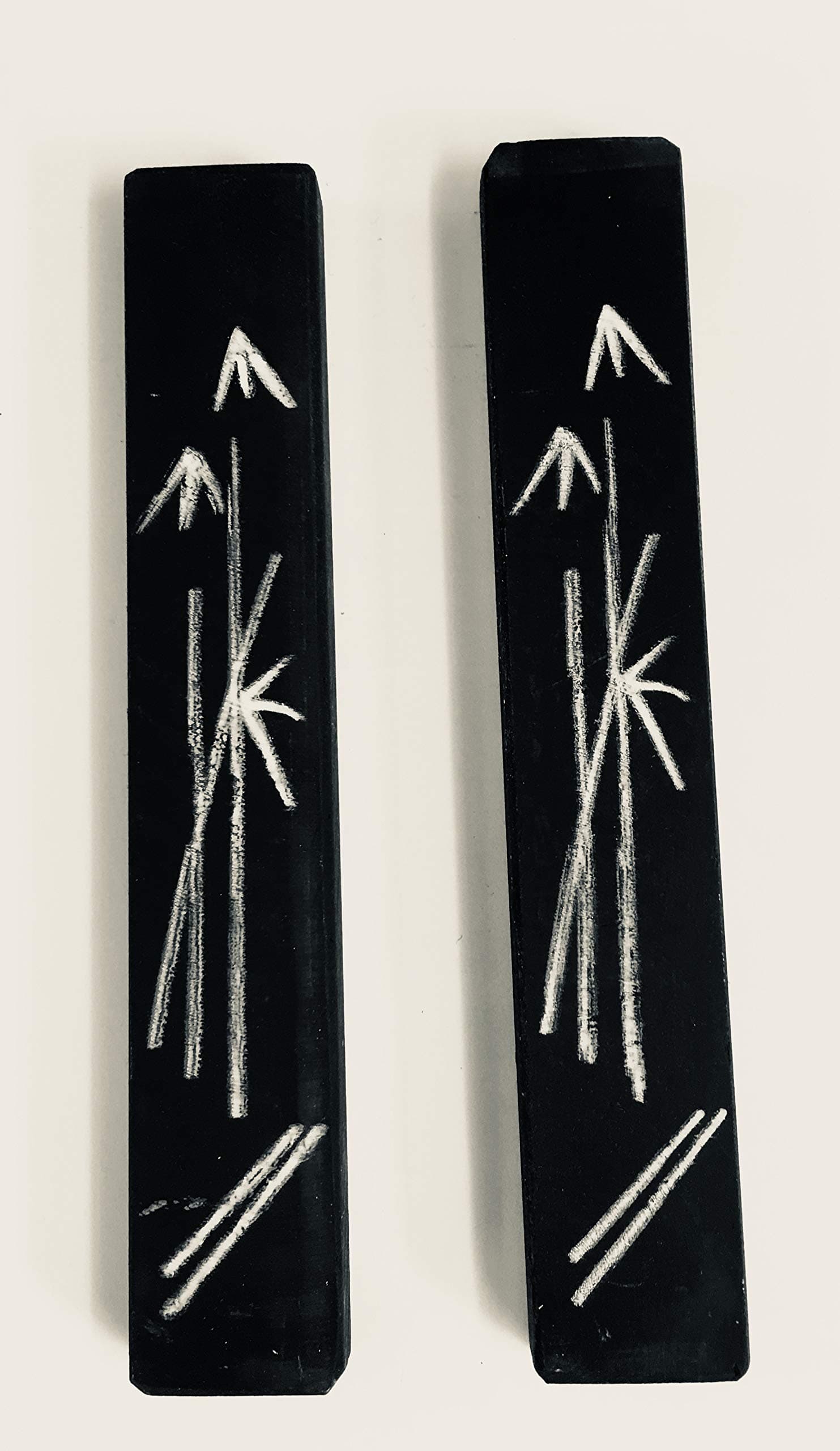 Stone Paperweight Pair for Chinese Japanese Painting and Calligraphy 18CM