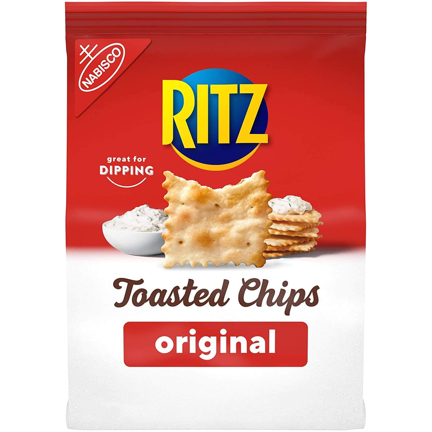 RITZ Toasted Chips Original, 8.1 oz (Pack of 2)