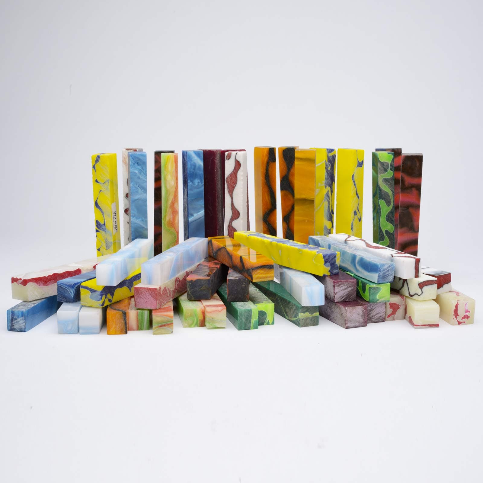 Penn State Industries WXFUN50 50pc Funline Acrylic Pen Blank Variety Pack 5/8" x 5/8" x 5" (Grab Bag)