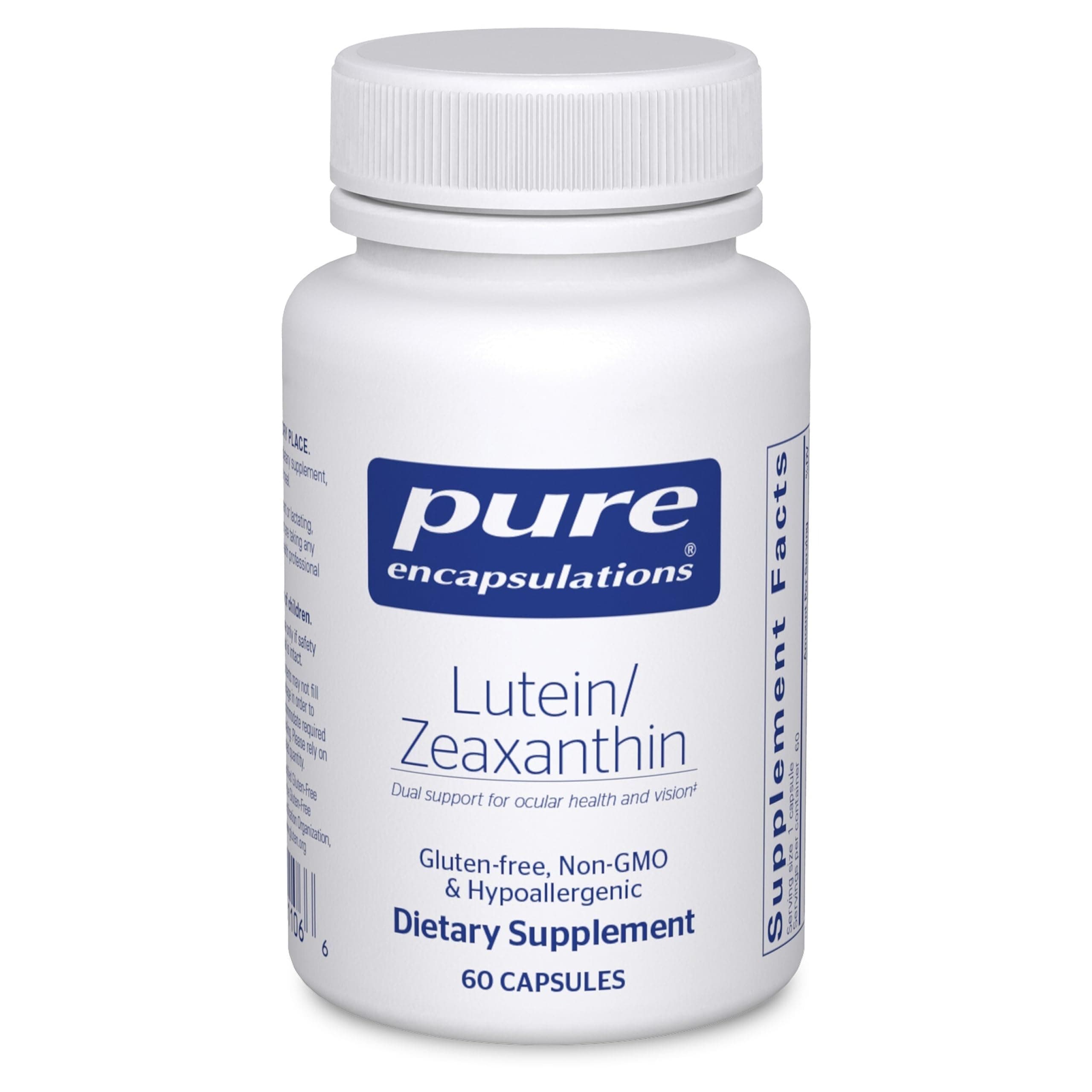 Pure Encapsulations - Lutein/Zeaxanthin - High Strength Blend for Macular Support and Overall Visual Functioning* - 60 Capsules