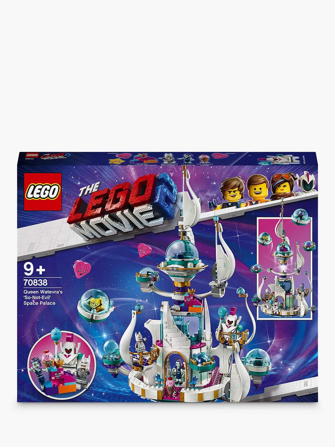 THE LEGO MOVIE 2 Queen Watevra’s So Not Evil Space Palace 70838 Building Kit (995 Pieces)